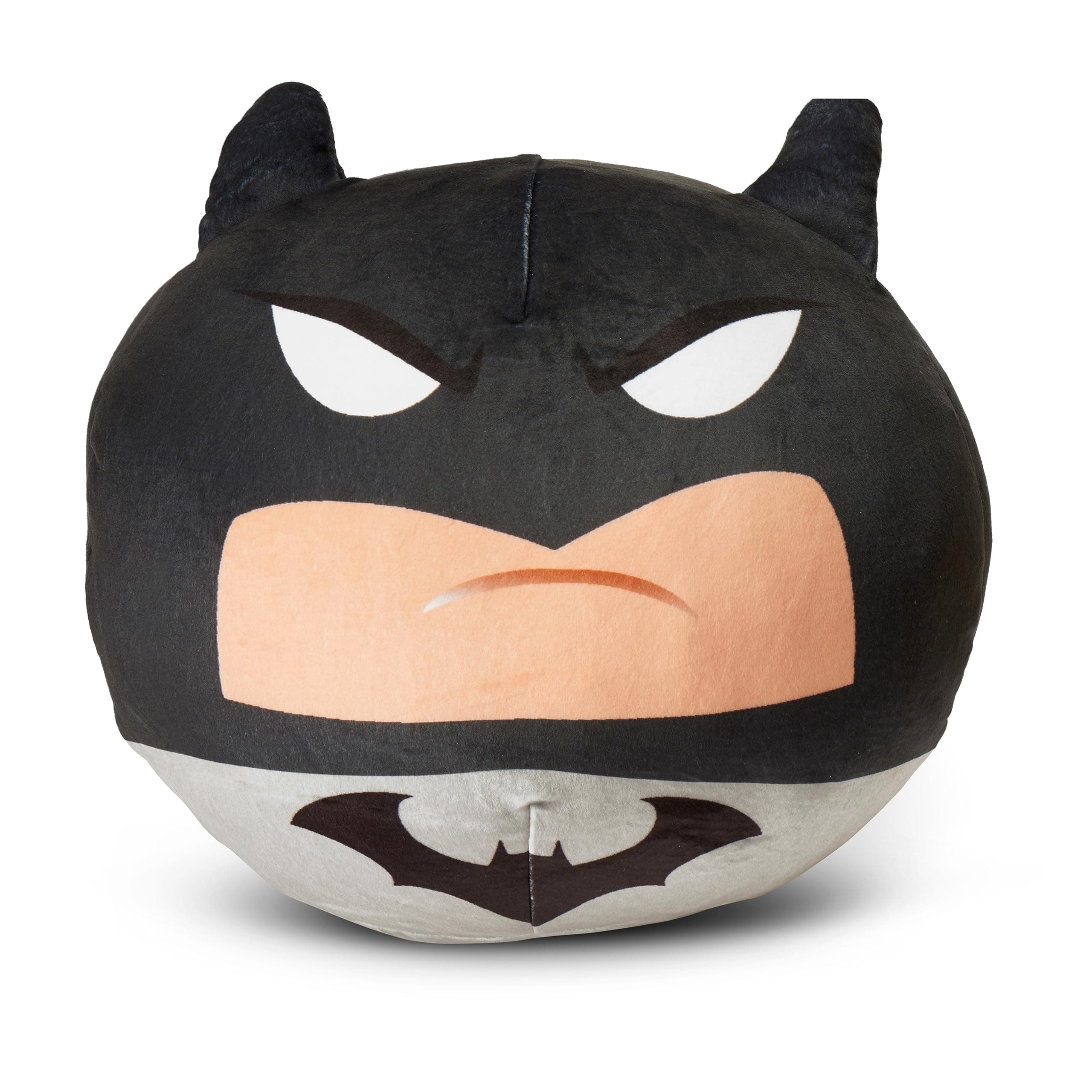 Batman Cloud Pillow – Warner Brothers DC Comics, Grey Detective Design – Ultra Soft Plush Pillow for Bed, Couch, or Decor