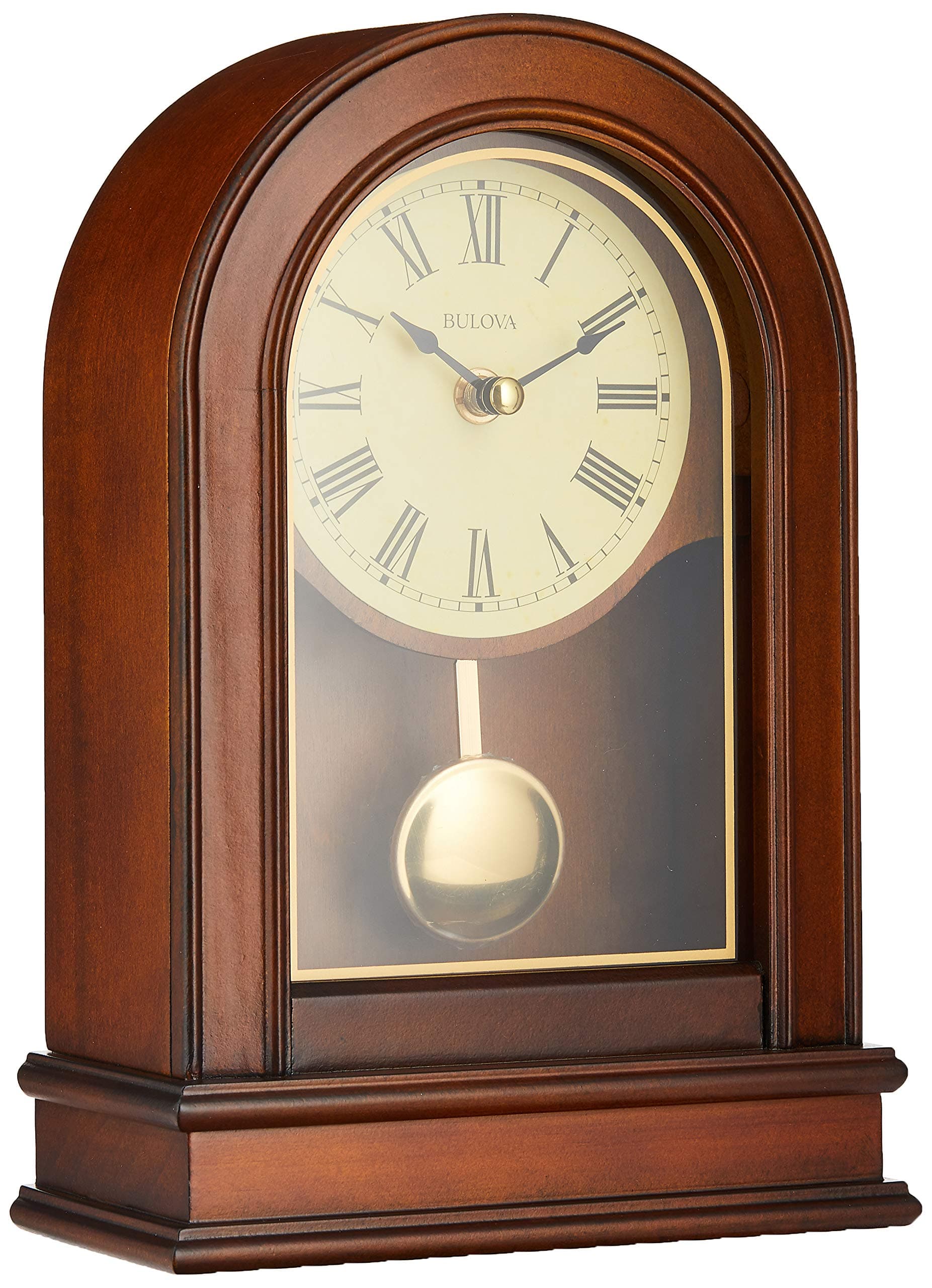 B7467 Hardwick Clock, Table top, Walnut Brown
