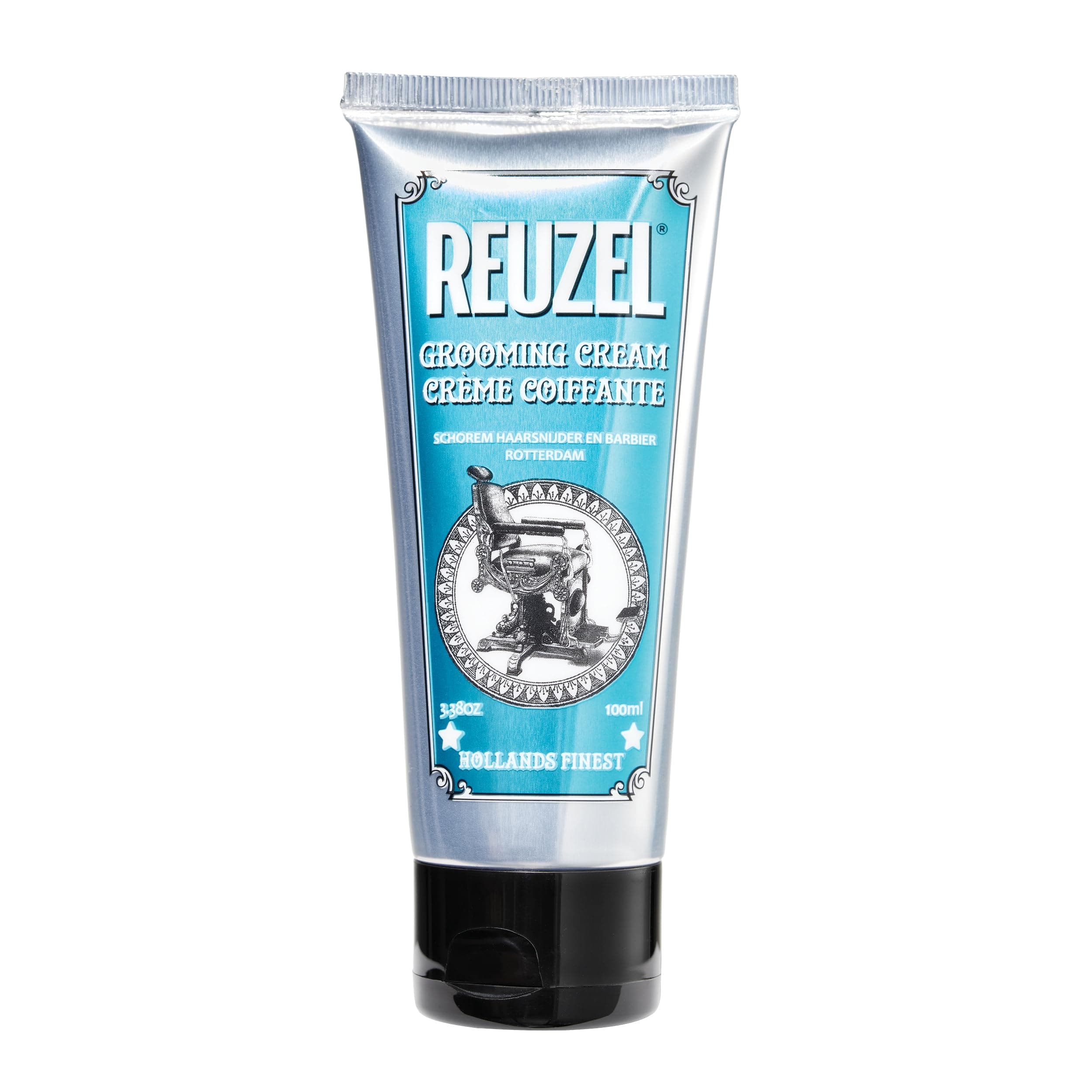Reuzel Grooming Hair Cream for Men - Subtle, Sugary Rum Fragrance - Low Shine Finish - Contains Moisturizing Properties - No Buildup - Natural, Pliable Hold - Suitable for All Hair Types - 100 ml