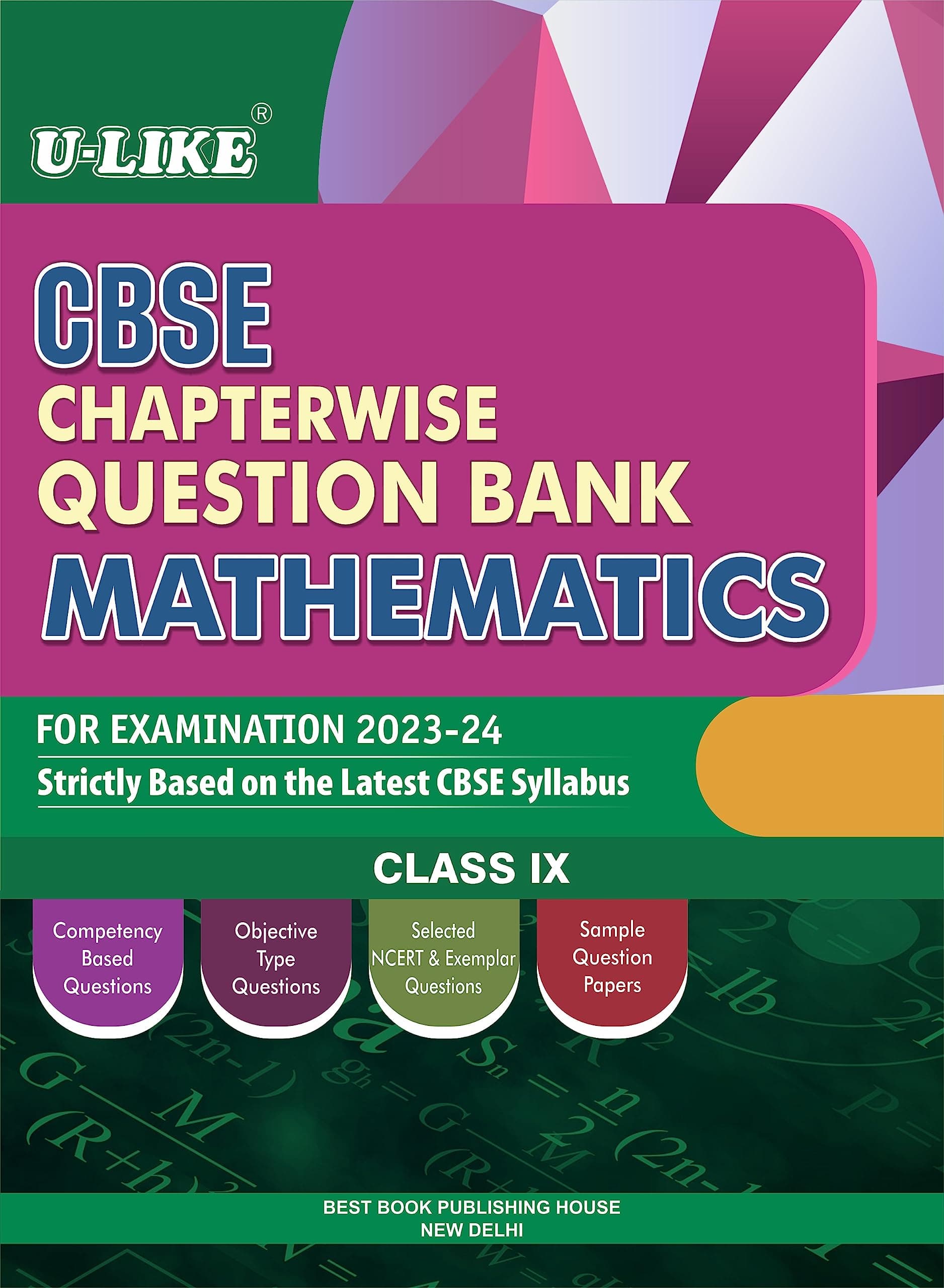 U-LIKE Class 9 Mathematics CBSE Chapterwise Question Bank 2023-24