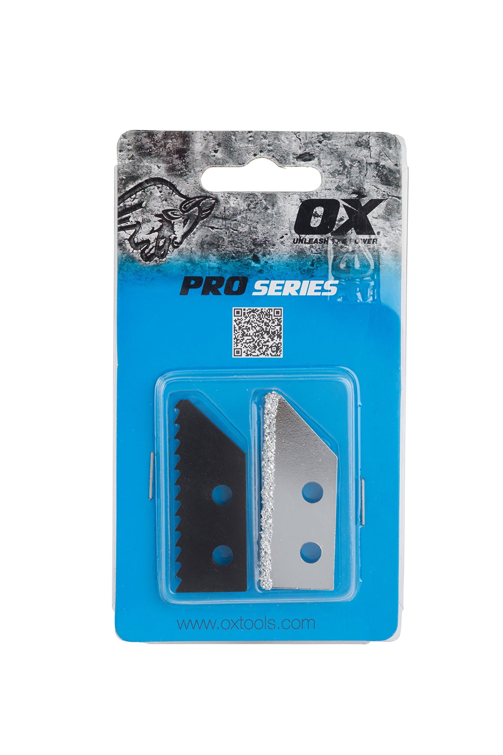 OX Pro Grout Remover Replacement Blades 50mm - Pack 2