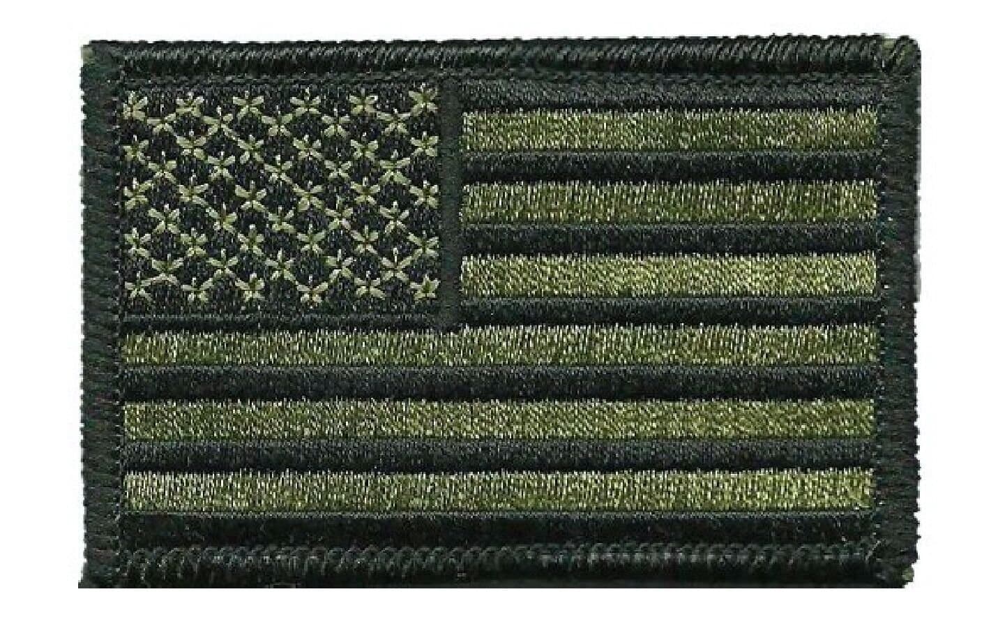 Tactical USA Flag Patch (Olive Drab)