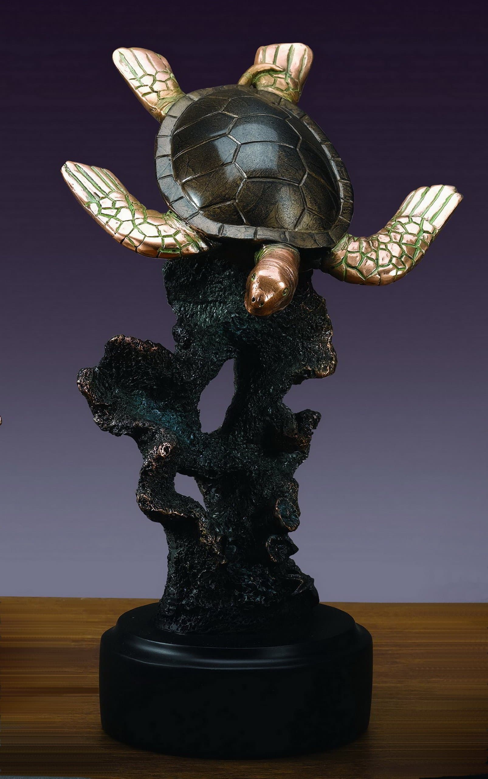 Large Sea Turtle Statue - Figurine