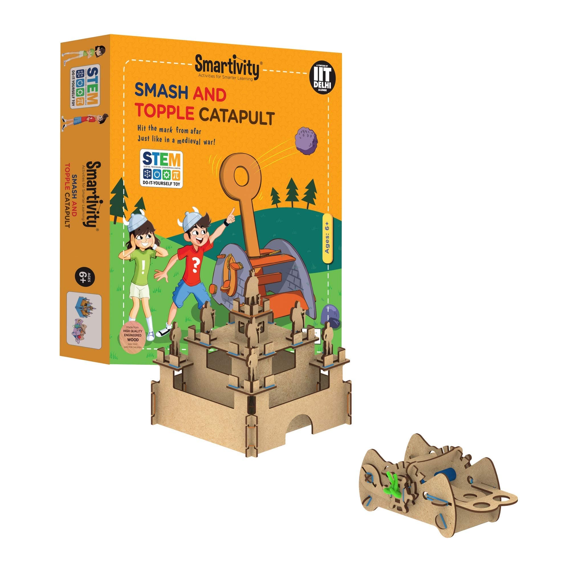 Smartivity Smash and Topple catapult S.T.E.M