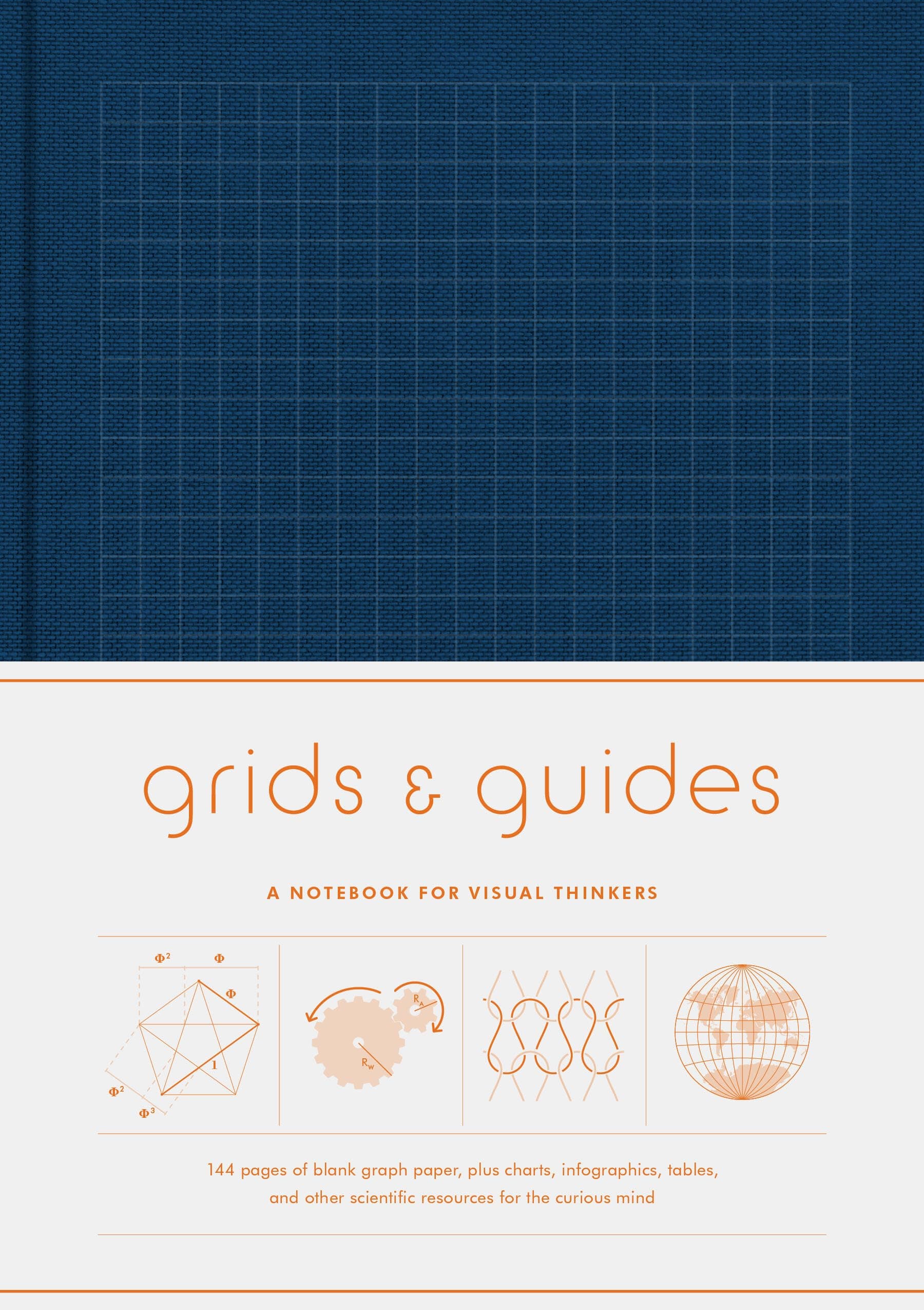 Grids & Guides (Navy): A Notebook for Visual Thinkers