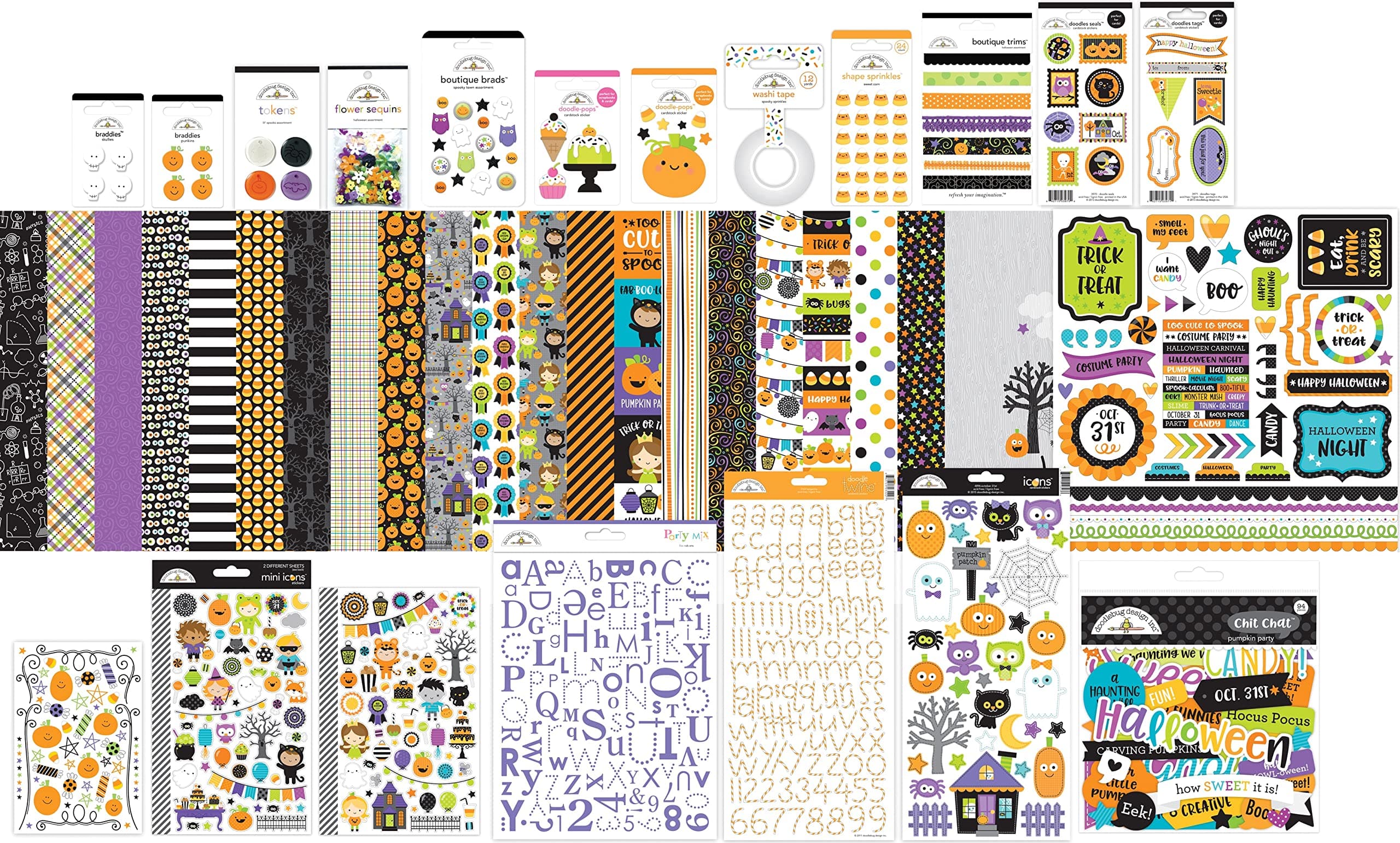 Doodlebug Value Bundle PUMPKN, Hey Pumpkin