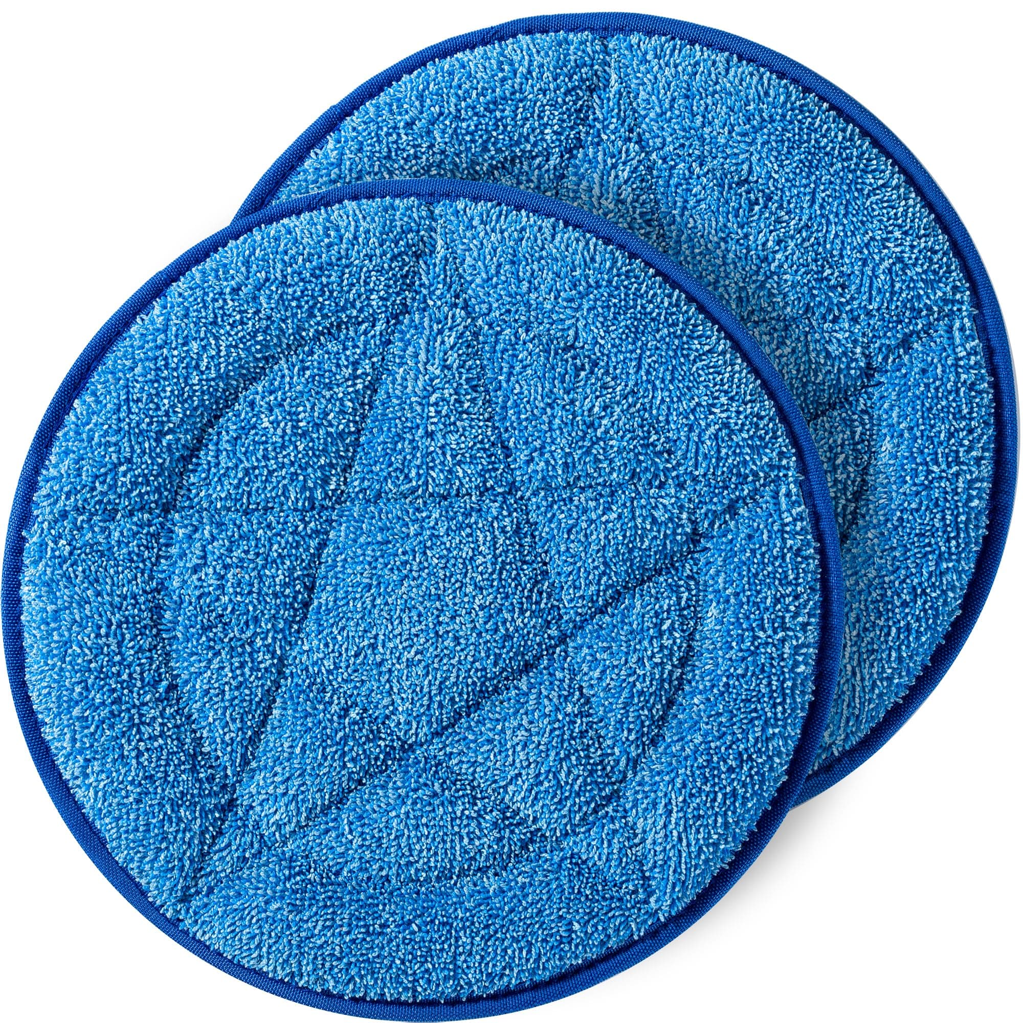 HHQ Commercial Microfiber Carpet Bonnet, Mopping and Buffing Pad, for Replacement of Oreck Orbiter Pads 437053, 2 Pack