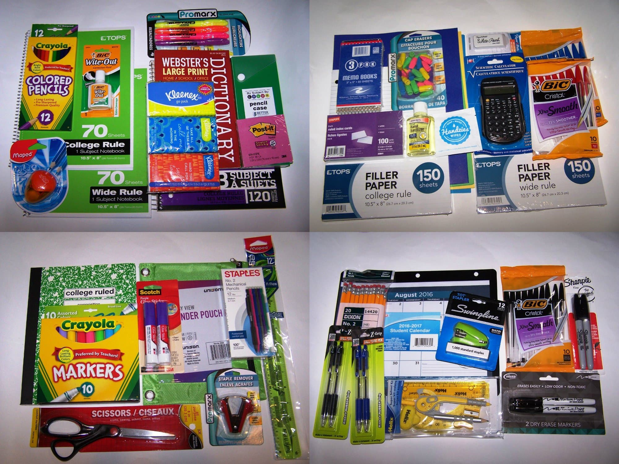7th & 8th Grades Mega School Supply Bundle #1/16