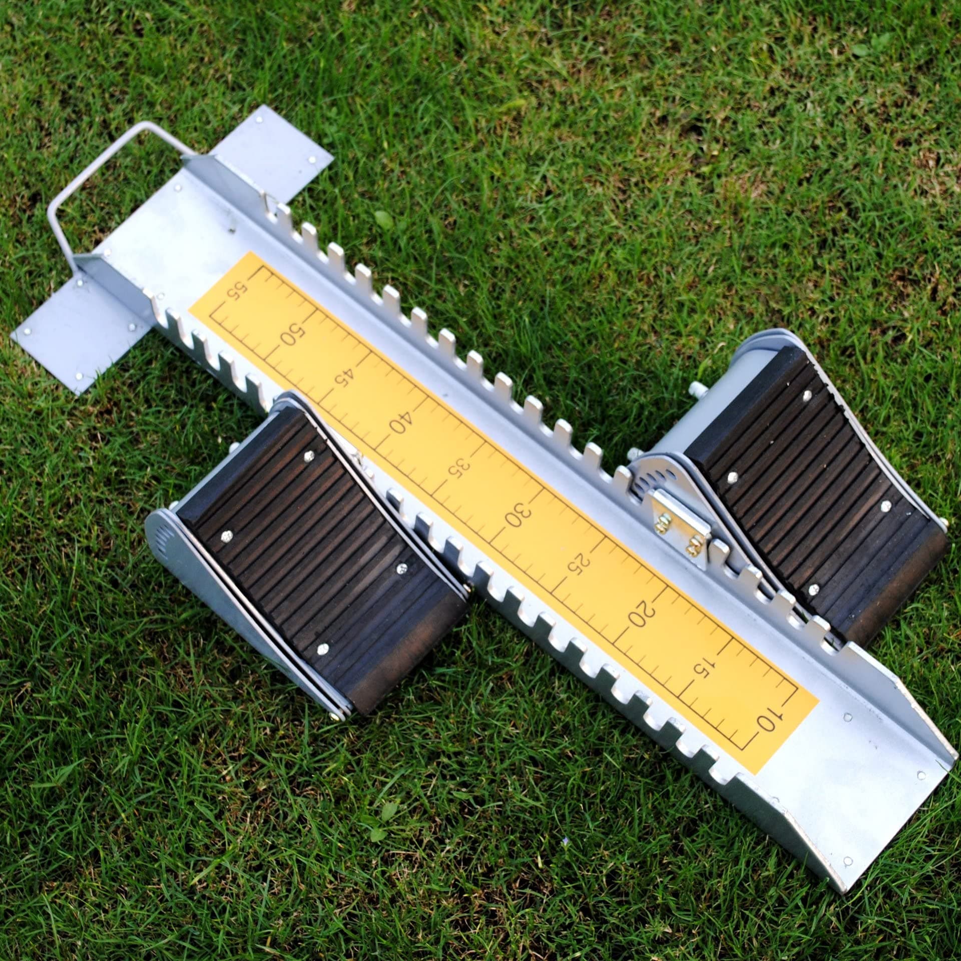 Supvision Lightning Starting Blocks Sprinter Pedals 6 Angle Adjustable Sprinters Track and Field Aluminum Suitable for Plastic Runway Cinder Track 25in