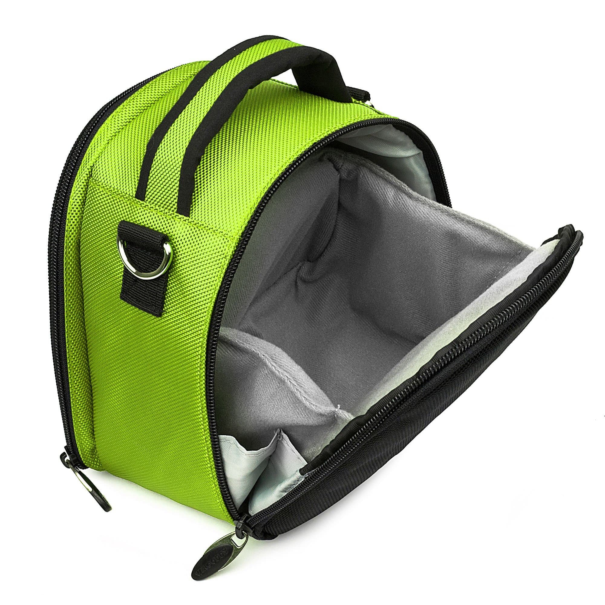 Nikon 1 Camera Case, Flip Out Design Accessories Bag Bundle (Lime Green Laurel Luxury Woven Case) Guaranteed to fit Any Nikon 1 Digital Camera System, Camera of the Future