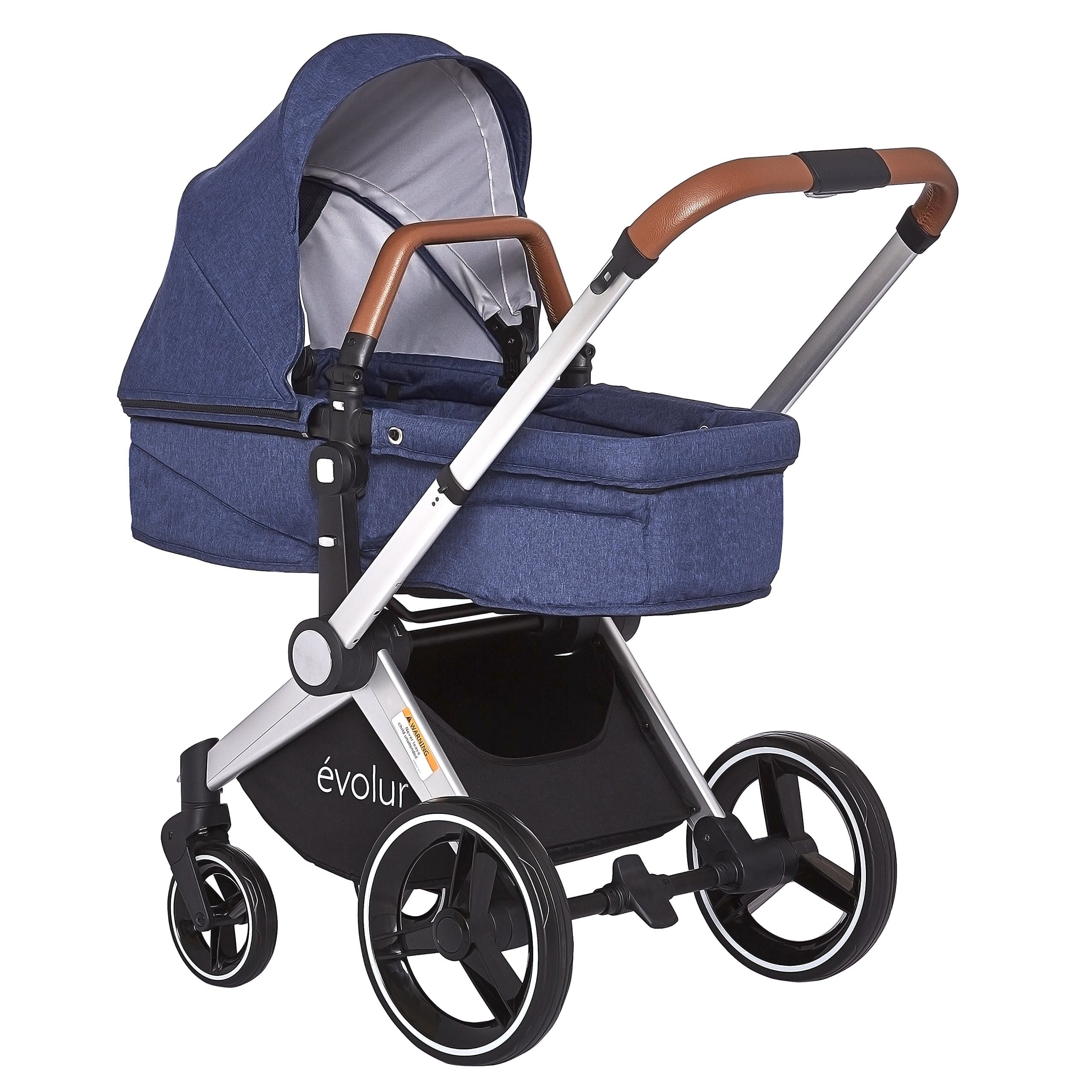Evolur Evolur Nova Reversible Seat Stroller, Navy