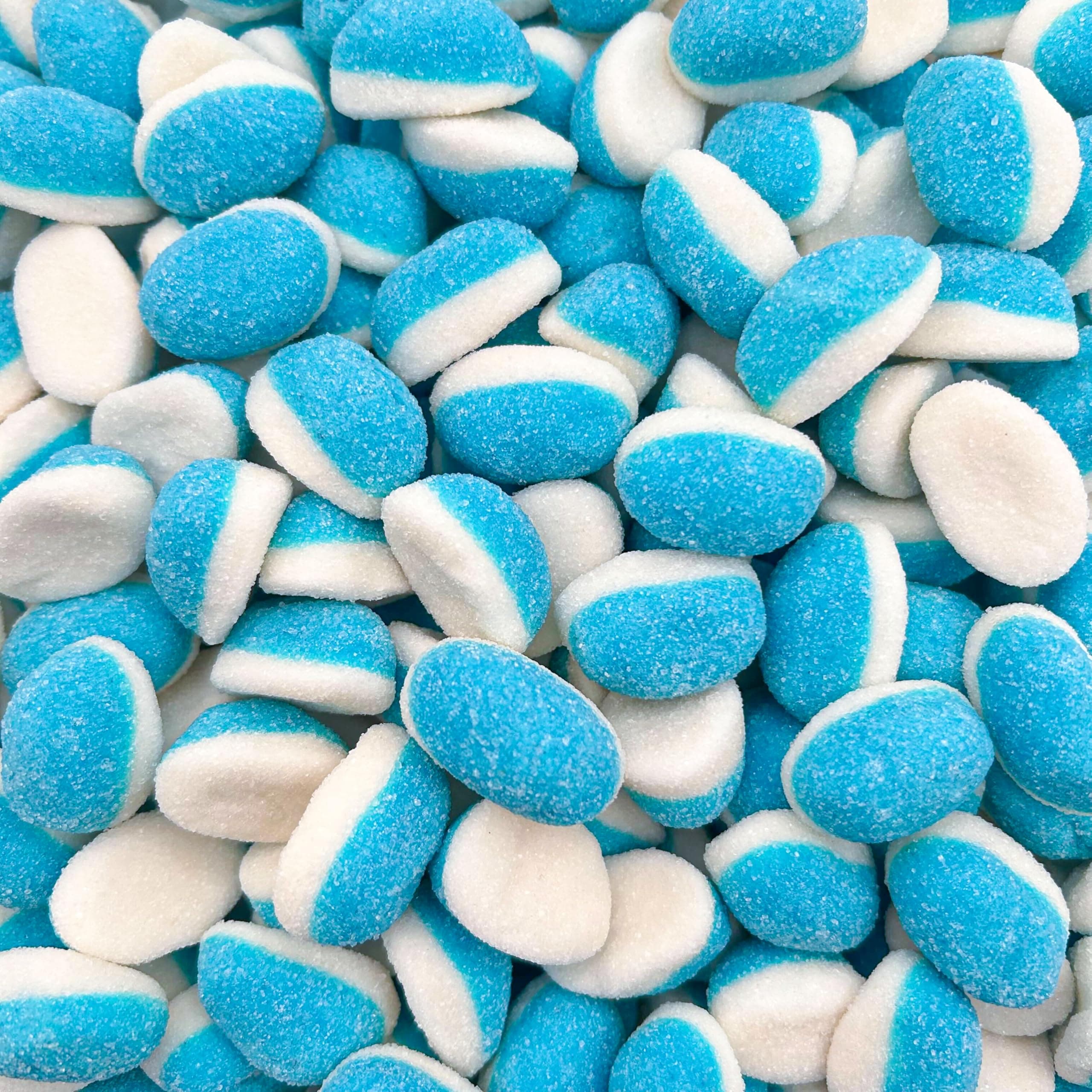 Blue Raspberry Puffs Gummies, It's a Boy Baby Shower Candy (1 Pound Bag)
