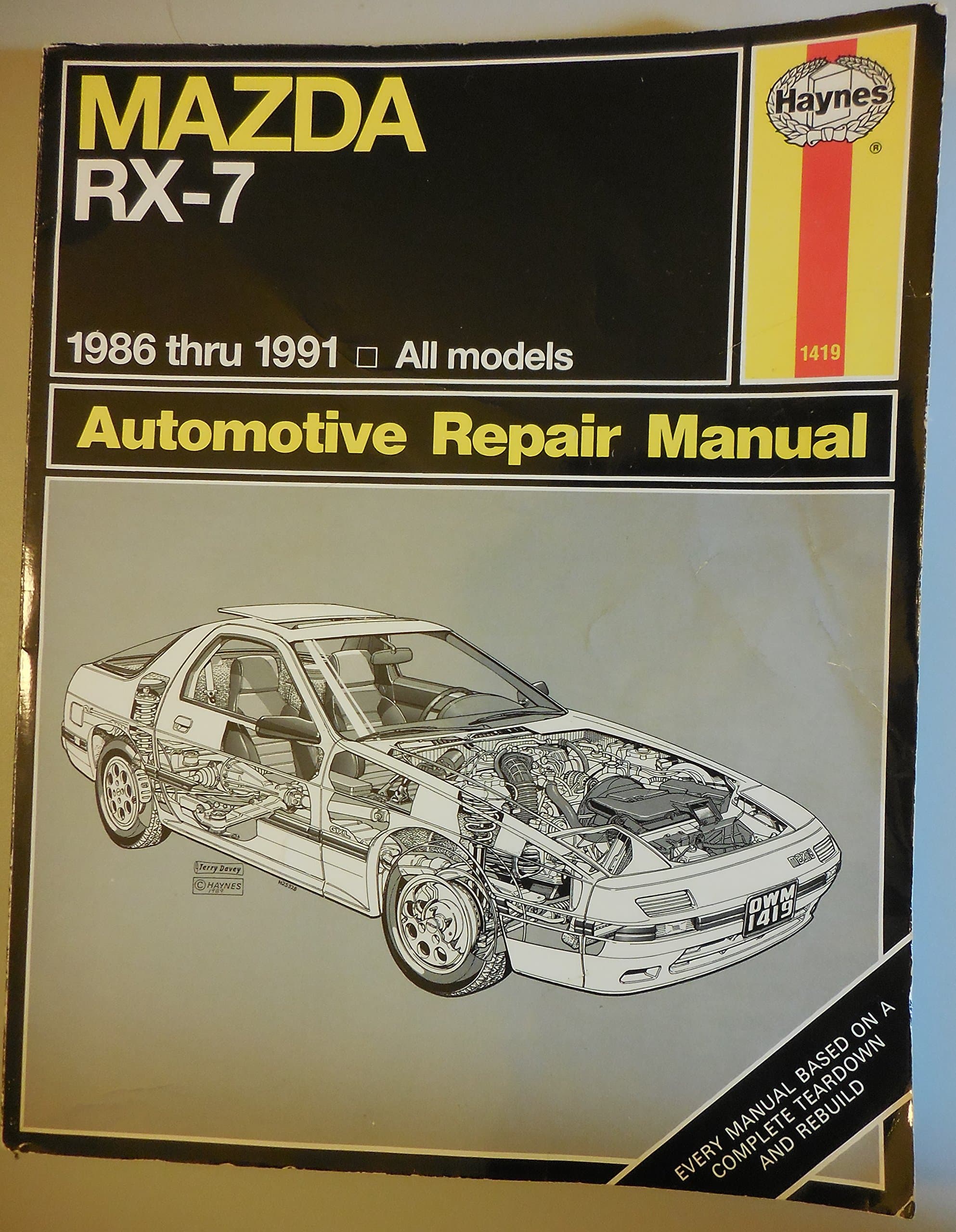 Mazda Rx-7: 1986 Thru 1991 - All Models