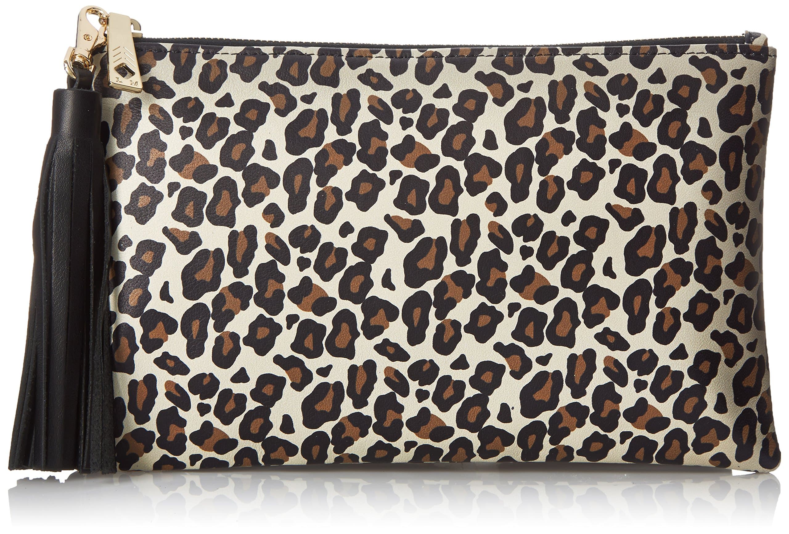 Small Leopard-Print Zippered Pouch
