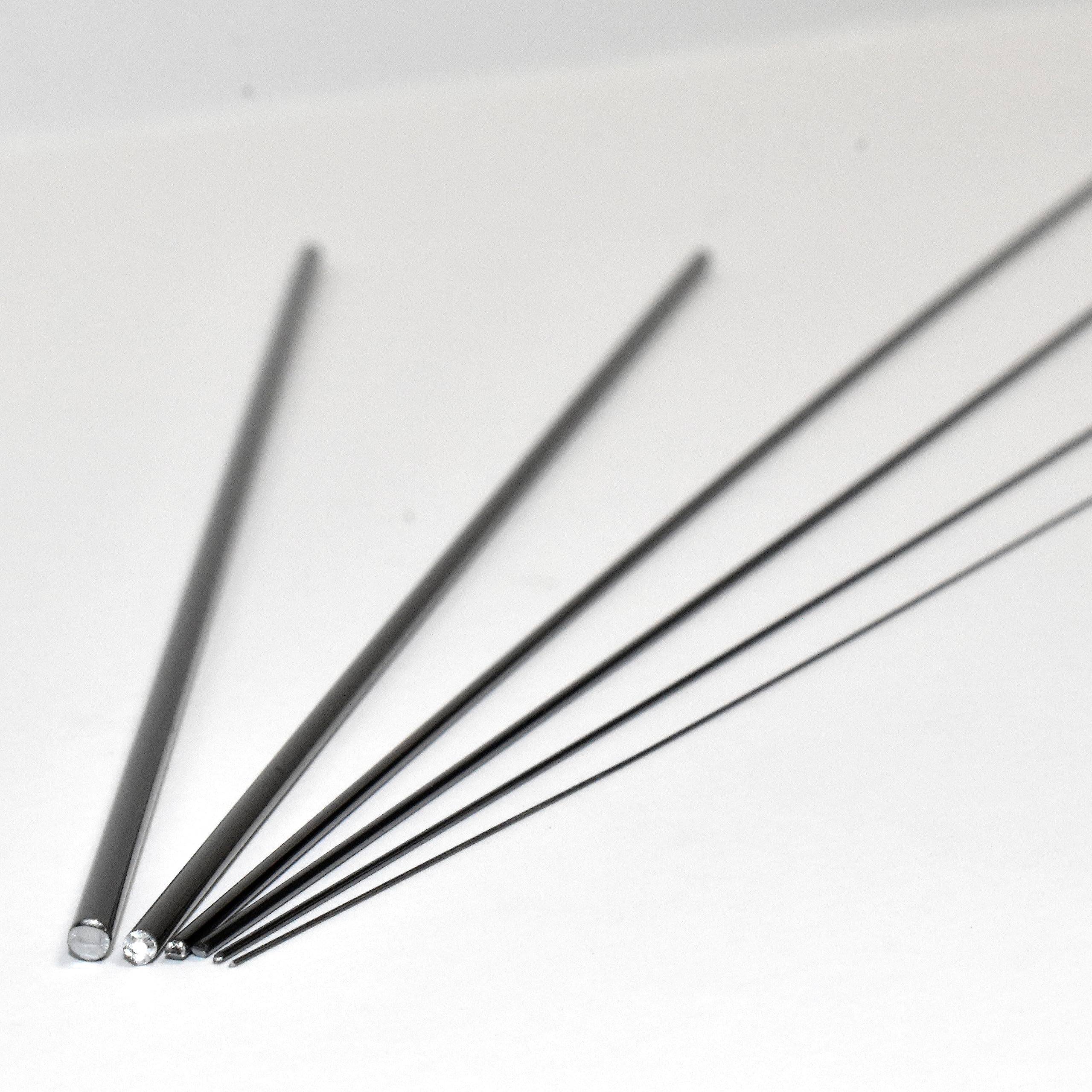 Superelastic Nitinol Wire 6-Pack Sample Pack 0.3-2.0mm (12-28 Gauge) ASTM F2063 SE Wire