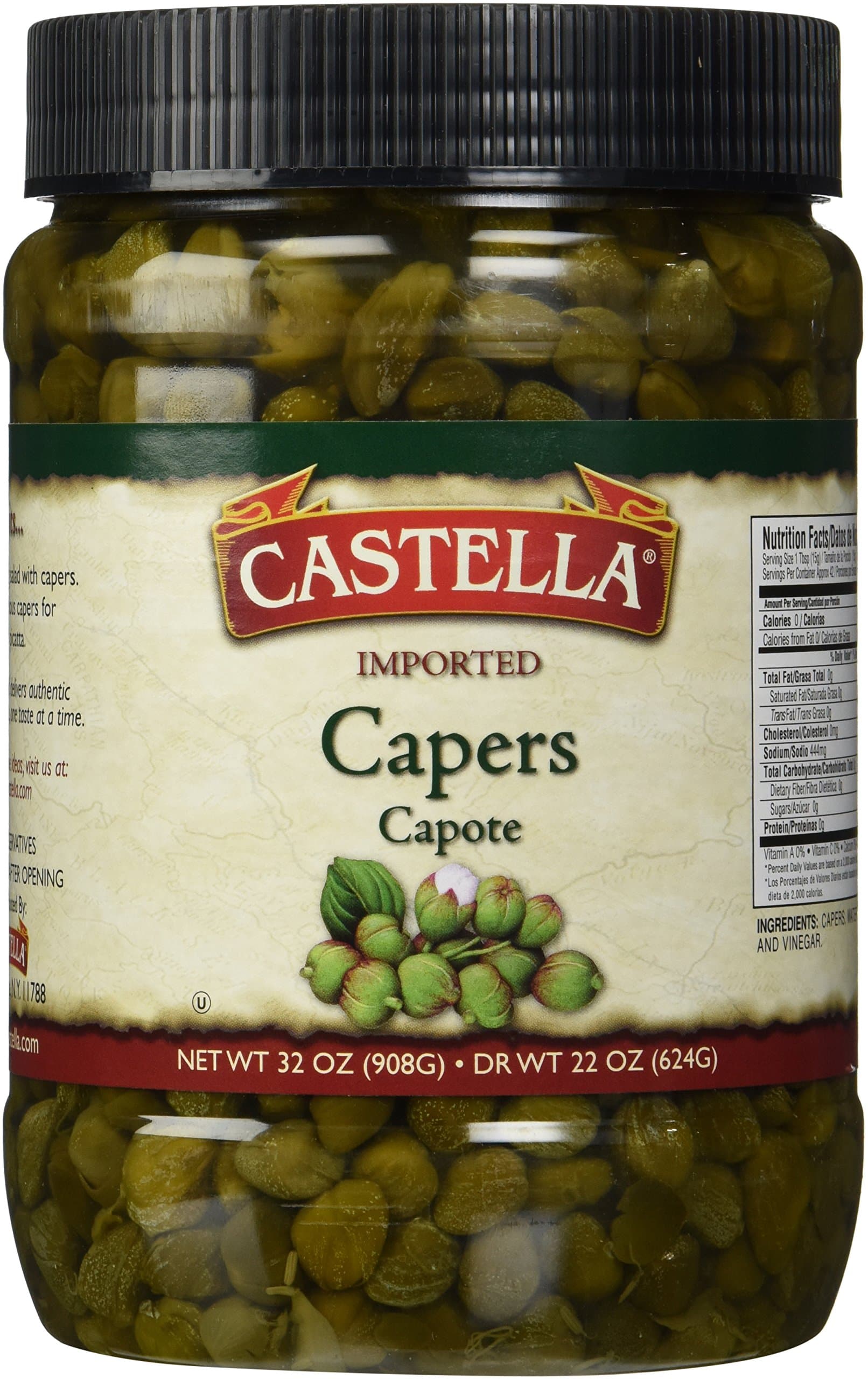 Capers Capotes Imported, 2lb