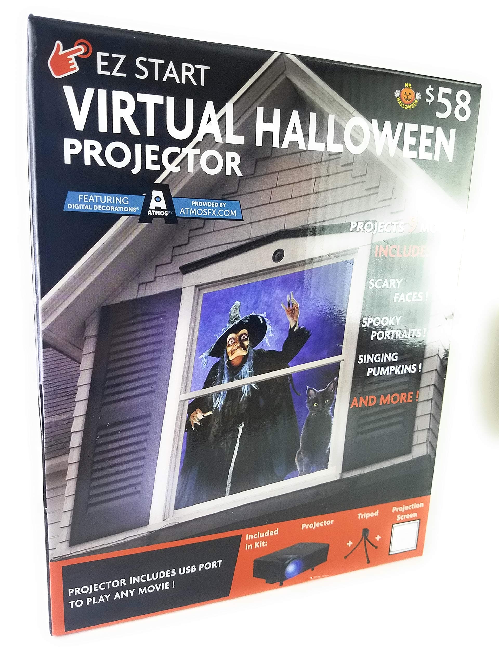 New Virtual Halloween Projector Projects 9 Movies Electronics