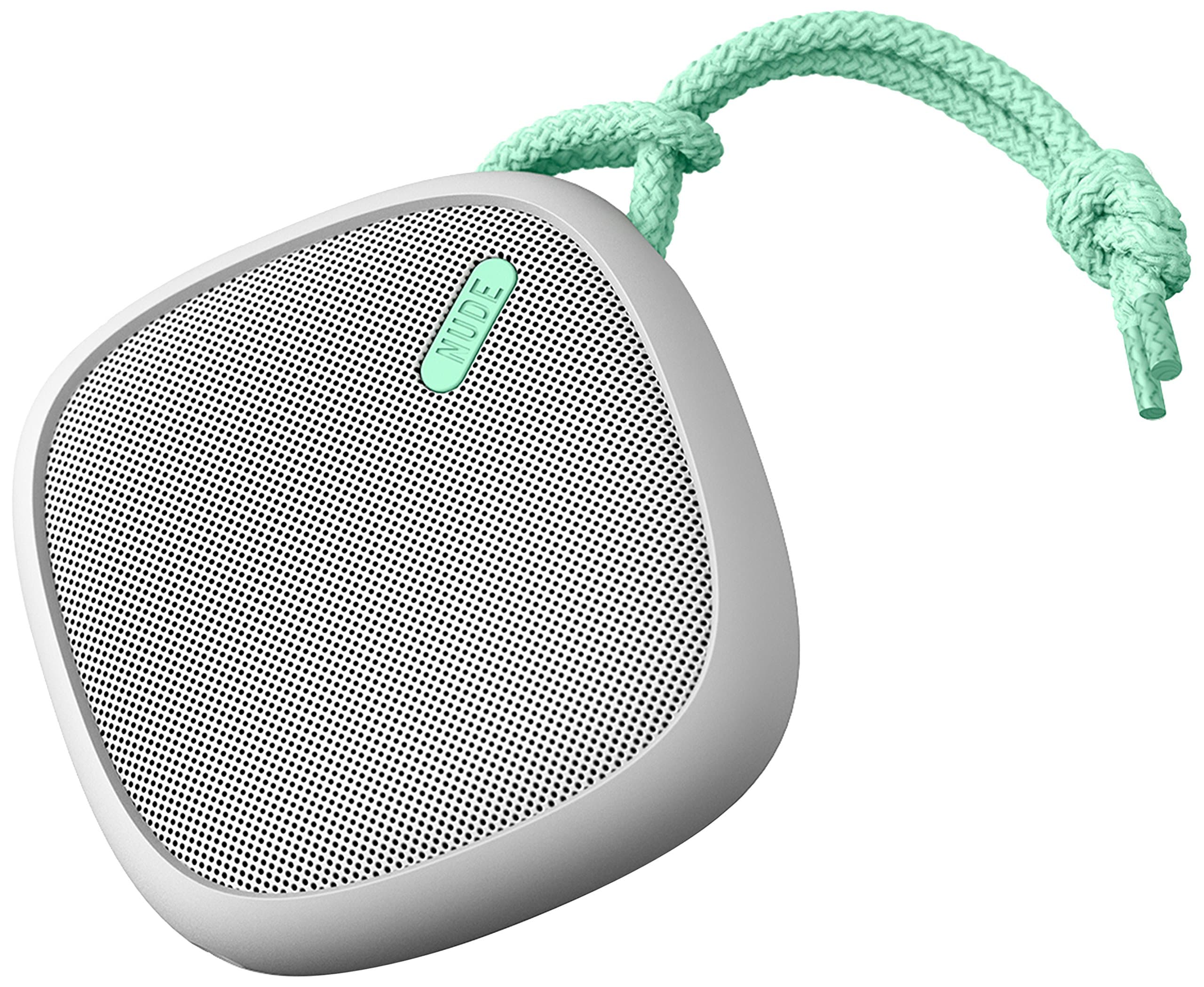 NudeAudio Move M Universal Portable Wireless Bluetooth Speaker - Grey/Mint