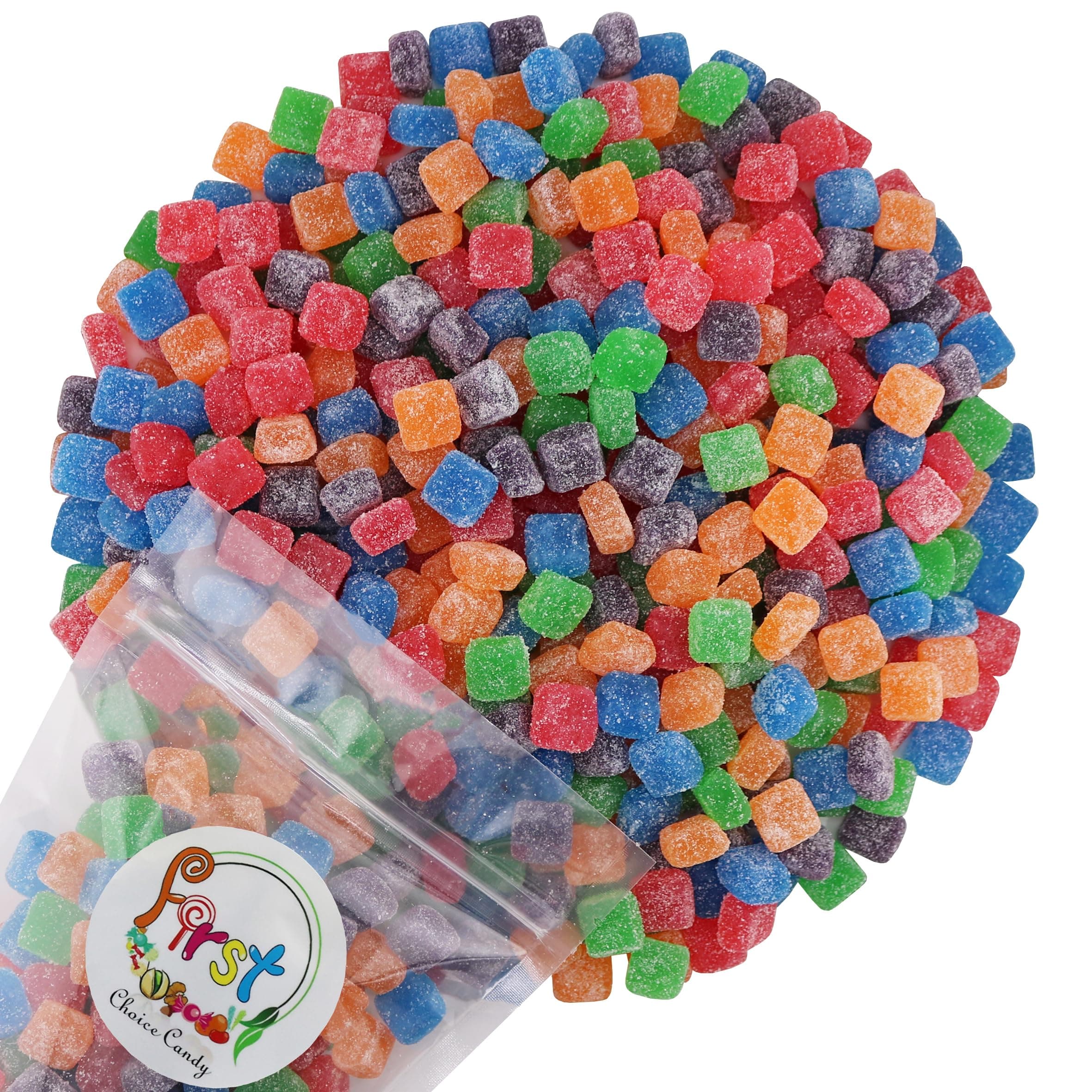 FirstChoiceCandy Sour Chewy Cubes Candy (2 Pound, Assorted)