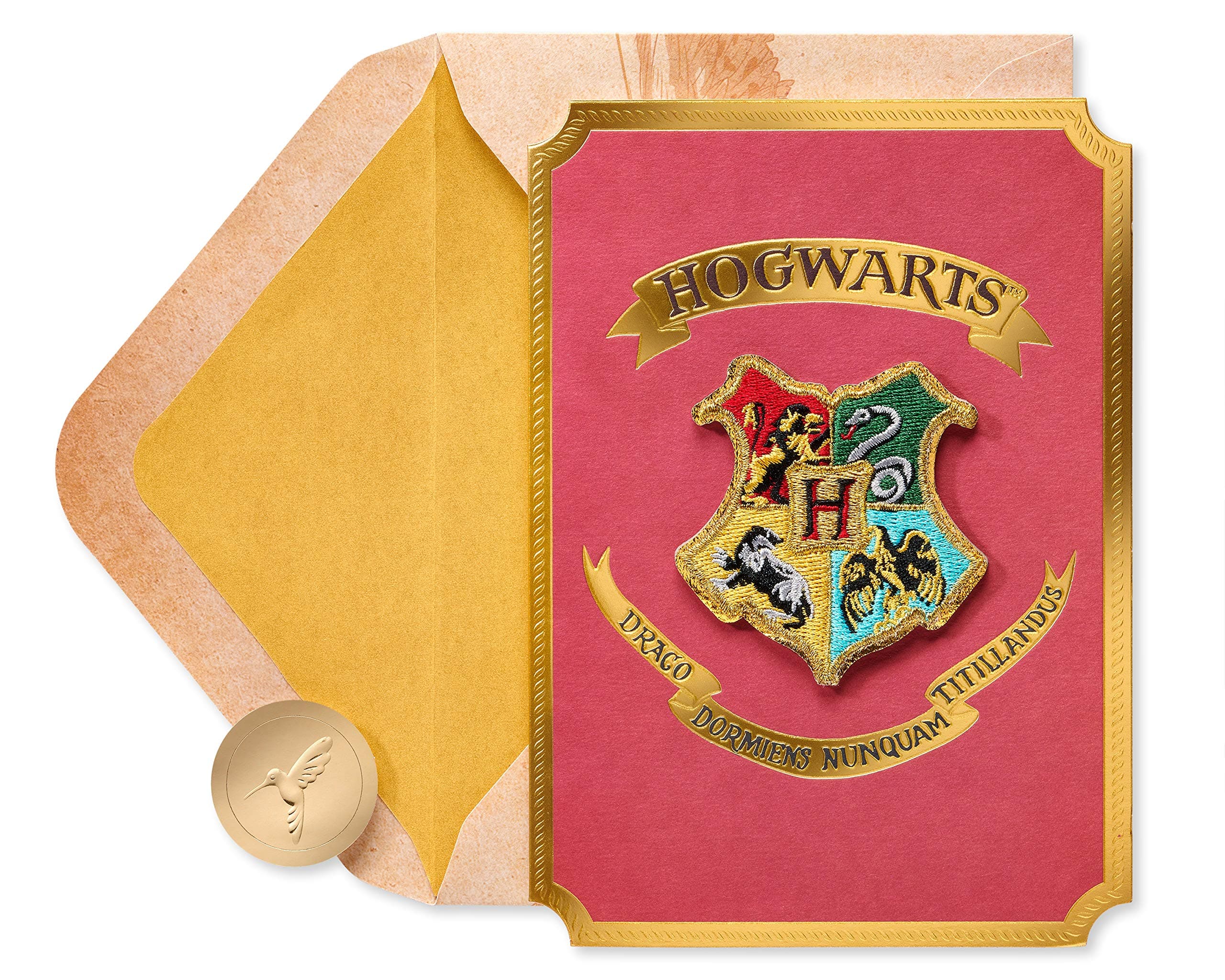 Harry Potter Blank Card (Hogwarts Patch)
