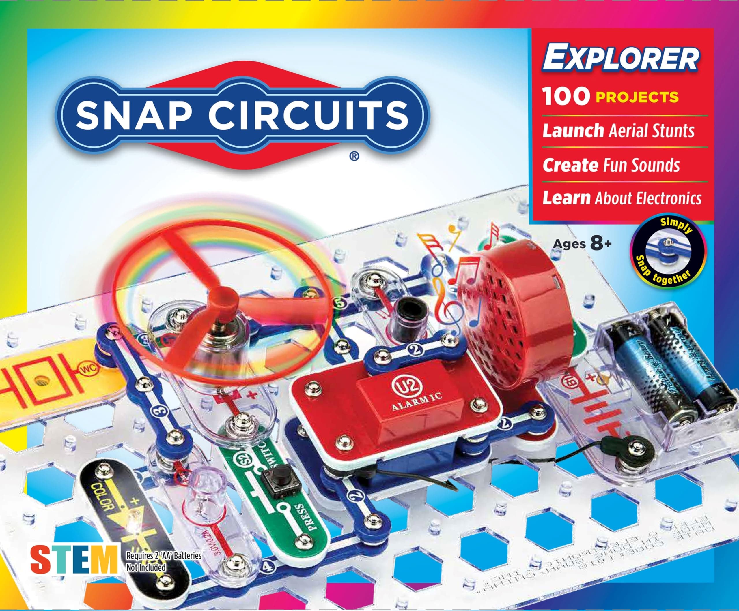Snap Circuits Junior Electronics Project Kit Over 100 Projects Craft Kit