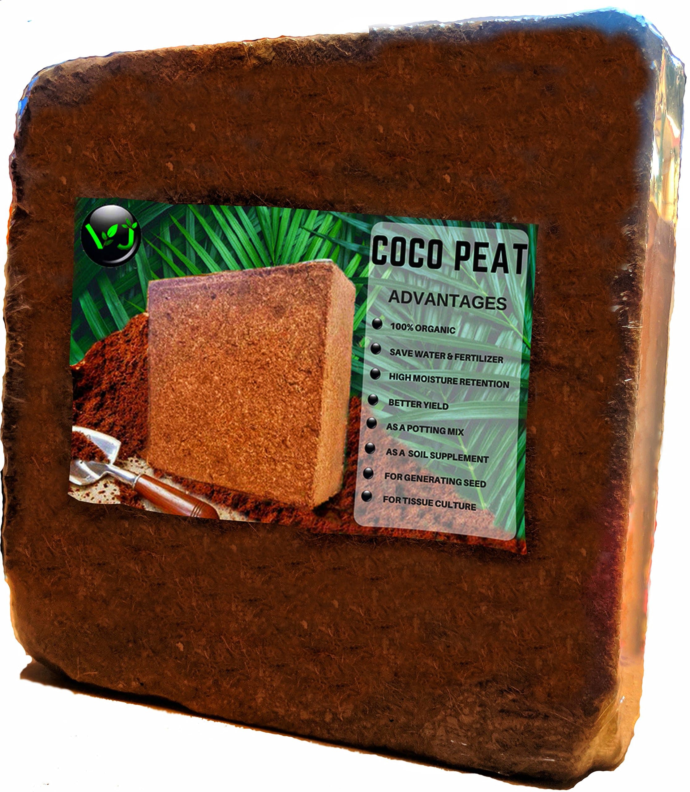 VEEJAY TRADERS Cocopeat Block - 5kg