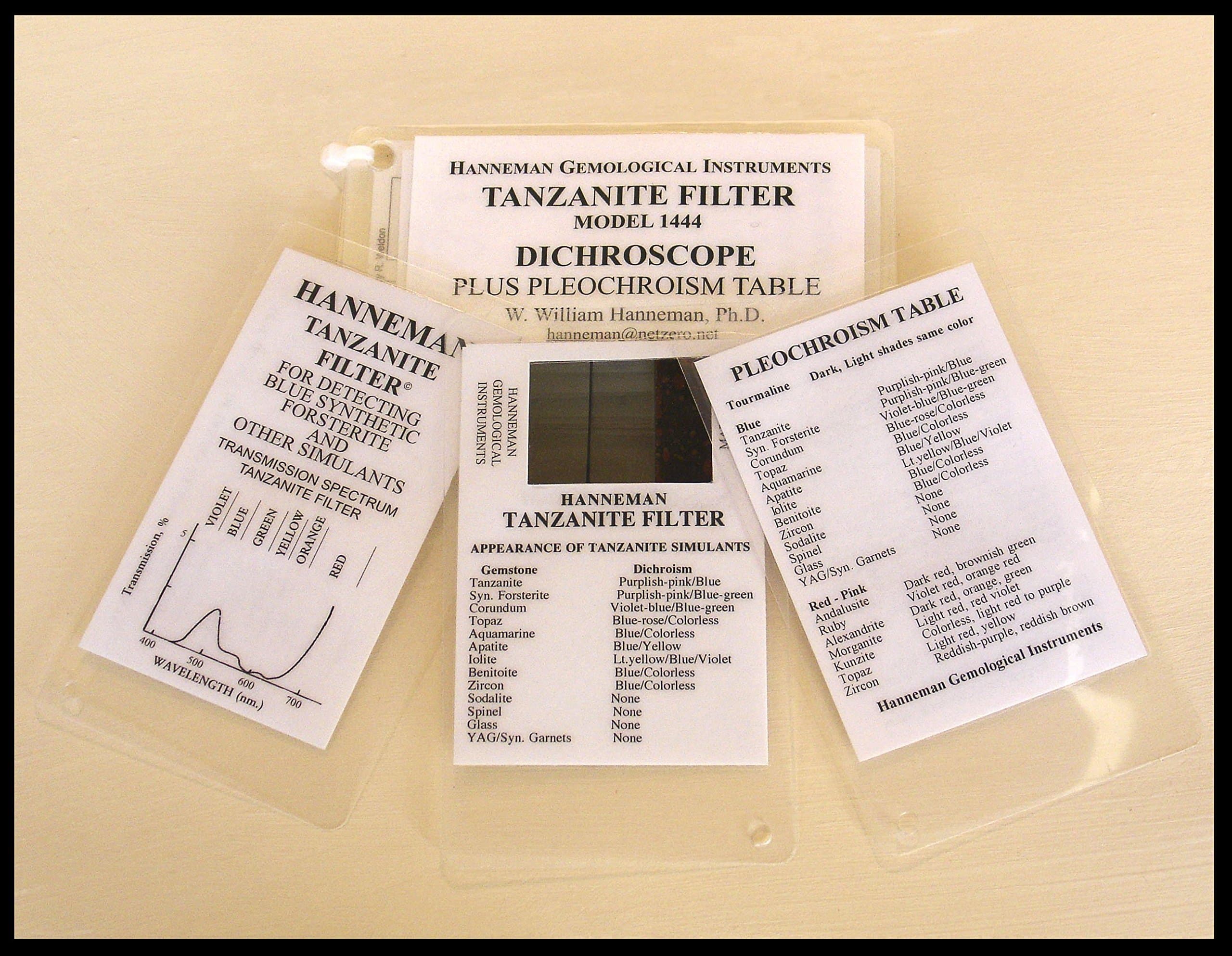 Tanzanite Filter/Dichroscope Filter