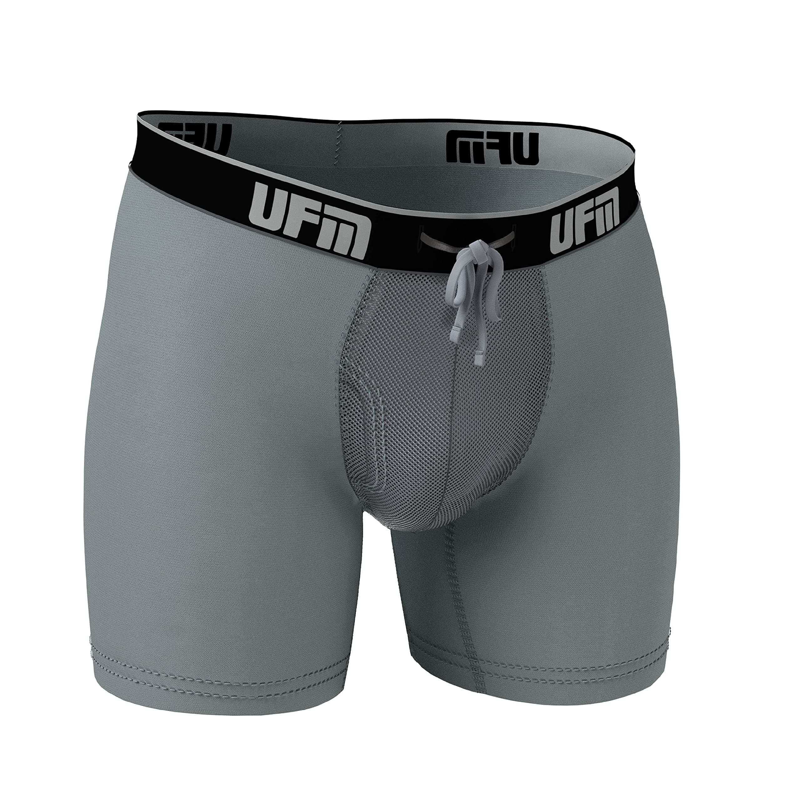 UFM Men’s Polyester Boxer Brief w/ Patented Adjustable Support Pouch Regular