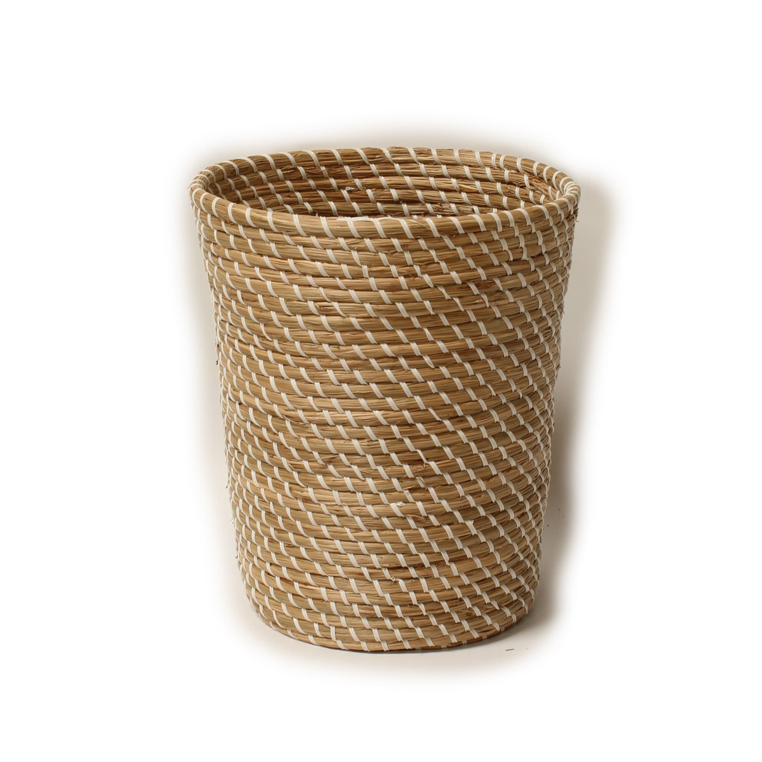 Ford Barns Ali Baba Laundry Storage Basket White pattern (Waste Bin)