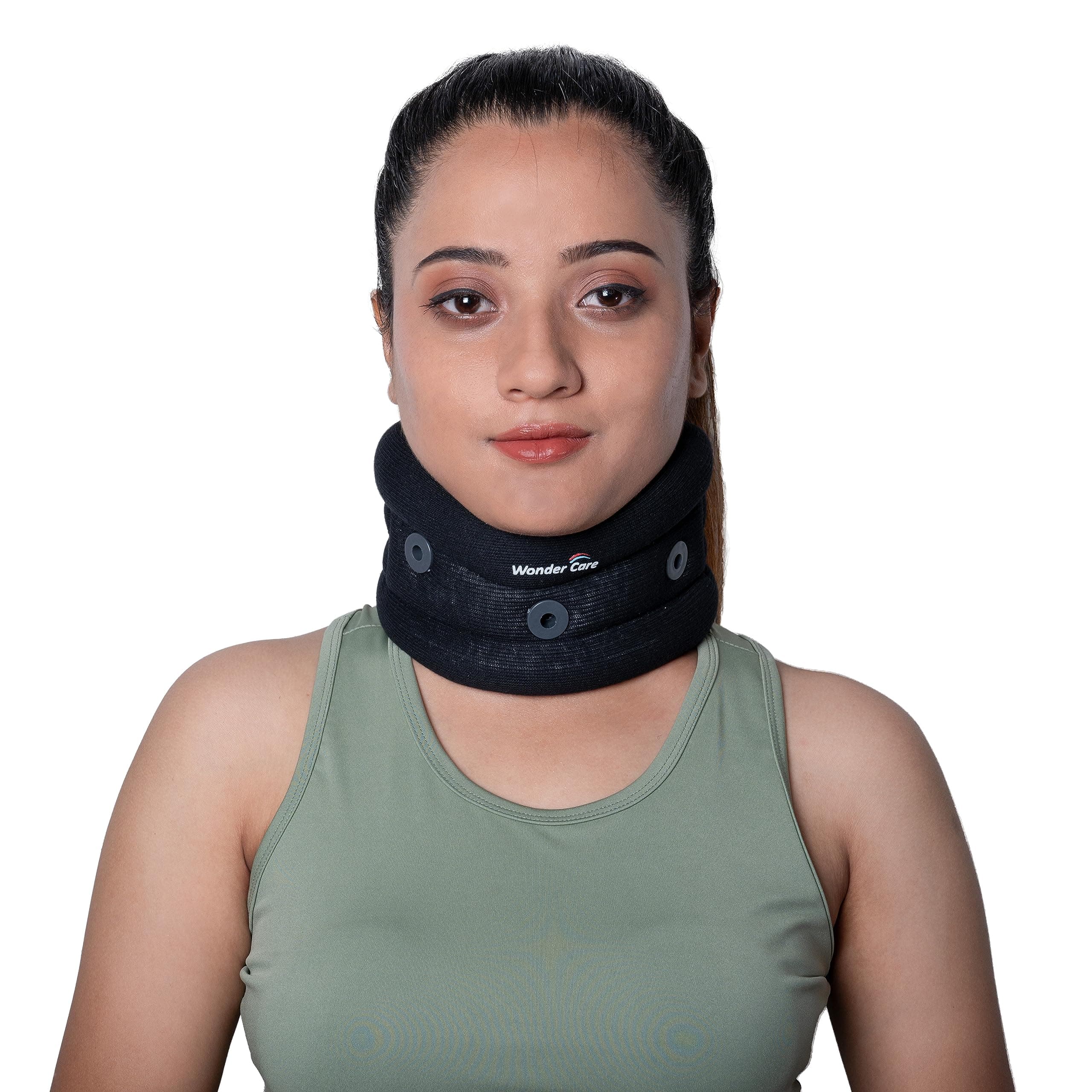 – Soft Neck Braces Soft Cervical Collar Neck Support Adjustable Collar Soft Neck Collar Neck Brace for Women & Men_Black_Small