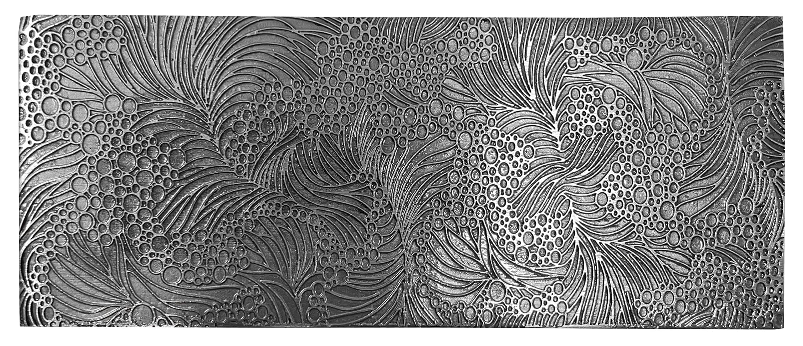 Texture Pattern Plate Style #29 for Press or Rolling Mill Waves Embossing Relief Jewelry Making Metal Forming Tool