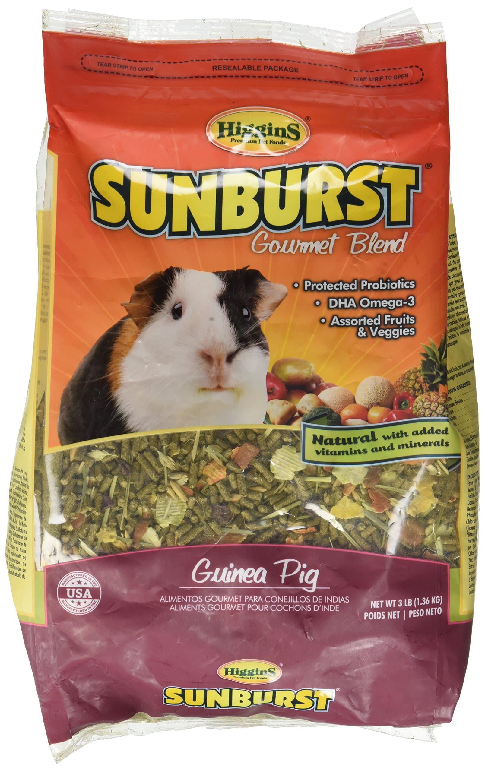 Sunburst Guinea Pig 3Lbs
