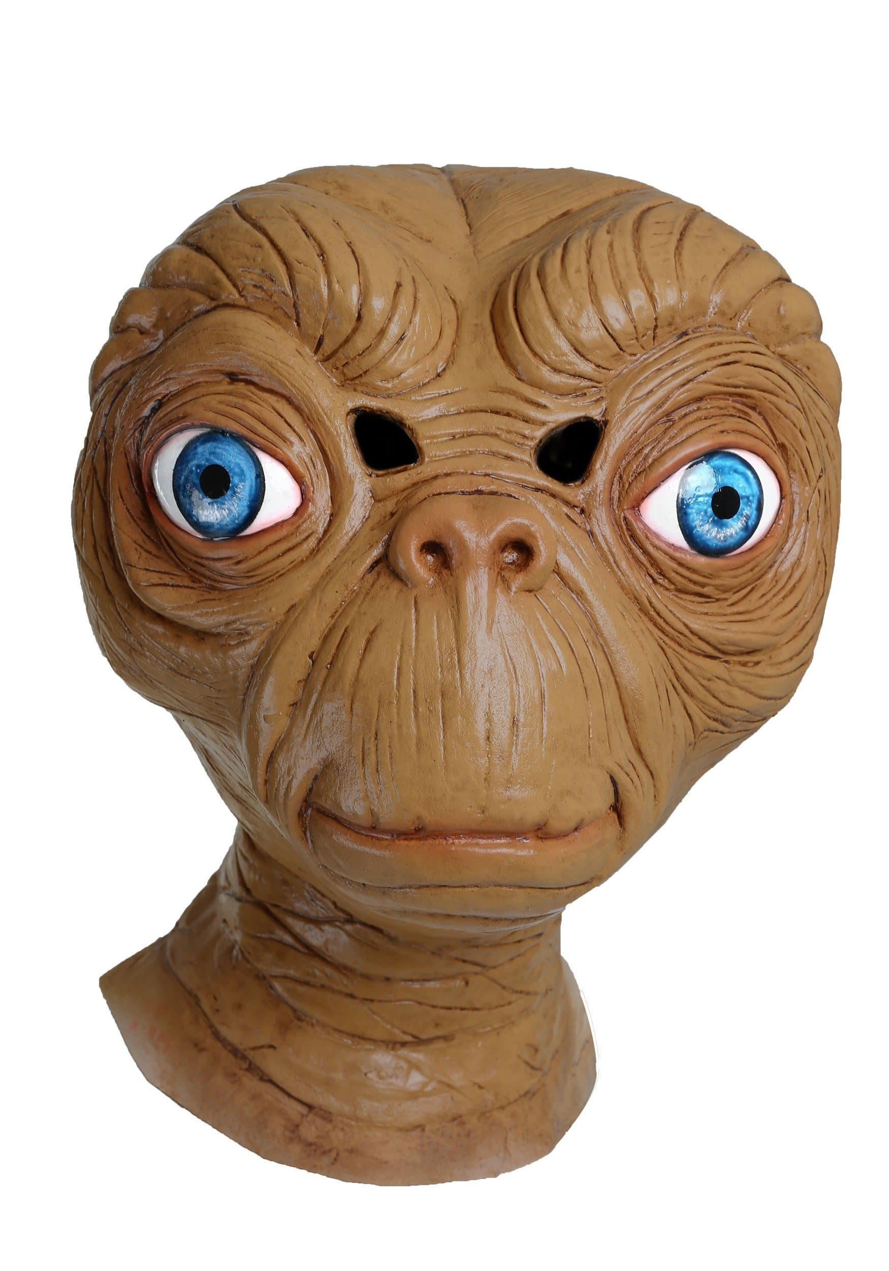 Fun Costumes Adult ET The Extra-Terrestrial Costume Mask - Officially Licensed ET Merch for Halloween Themed Events - Brown, Standard
