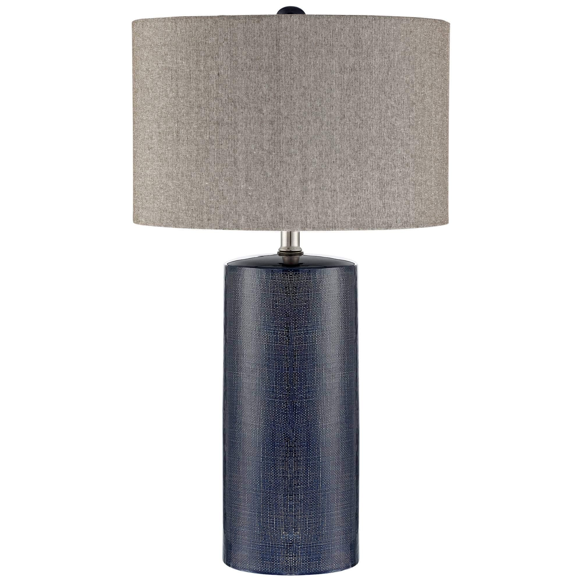 Lite Source Jacoby 28 1/2" Navy Blue Ceramic Table Lamp