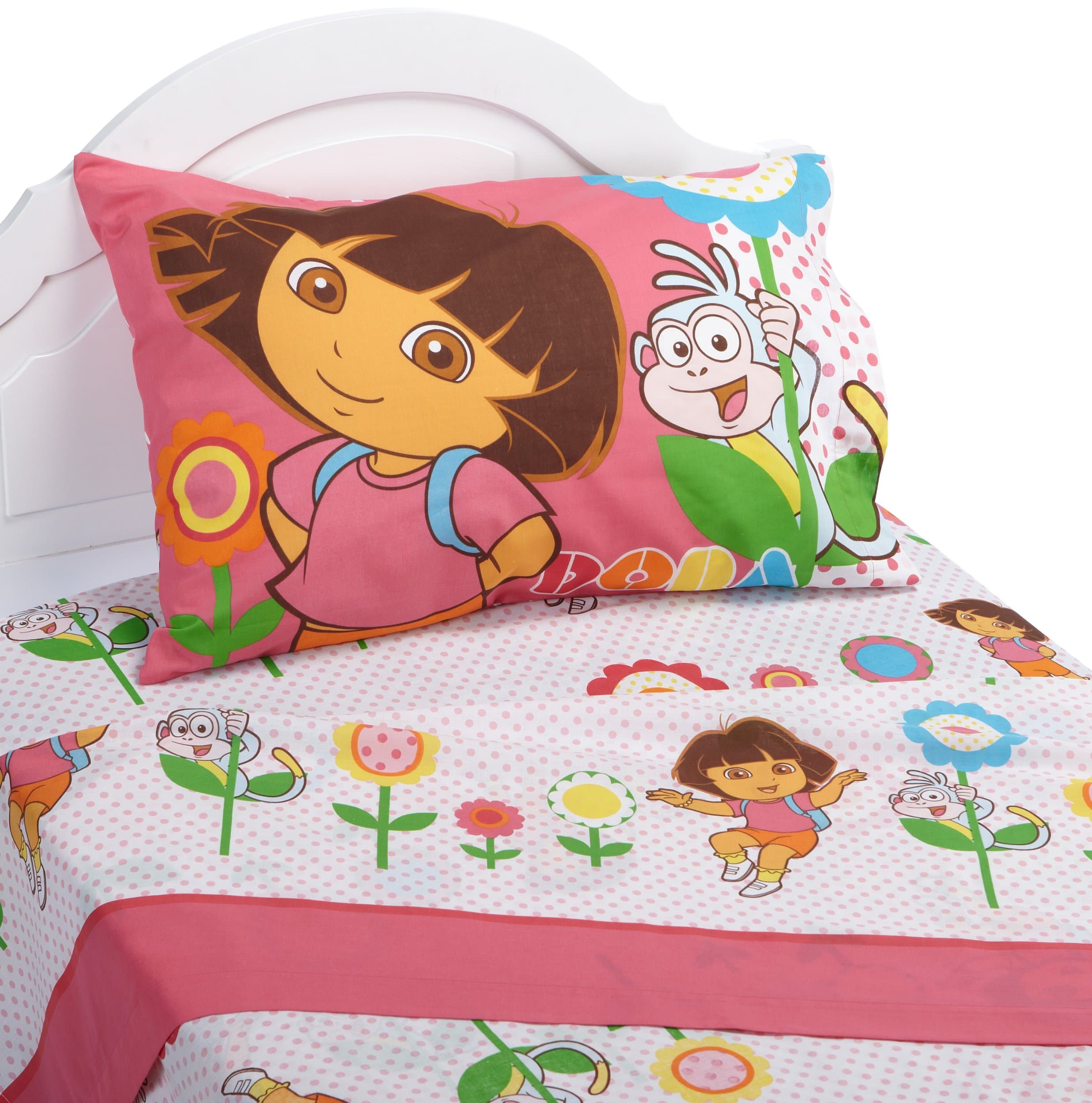Dora the Explorer Cheerful Bloom Full Sheet Set