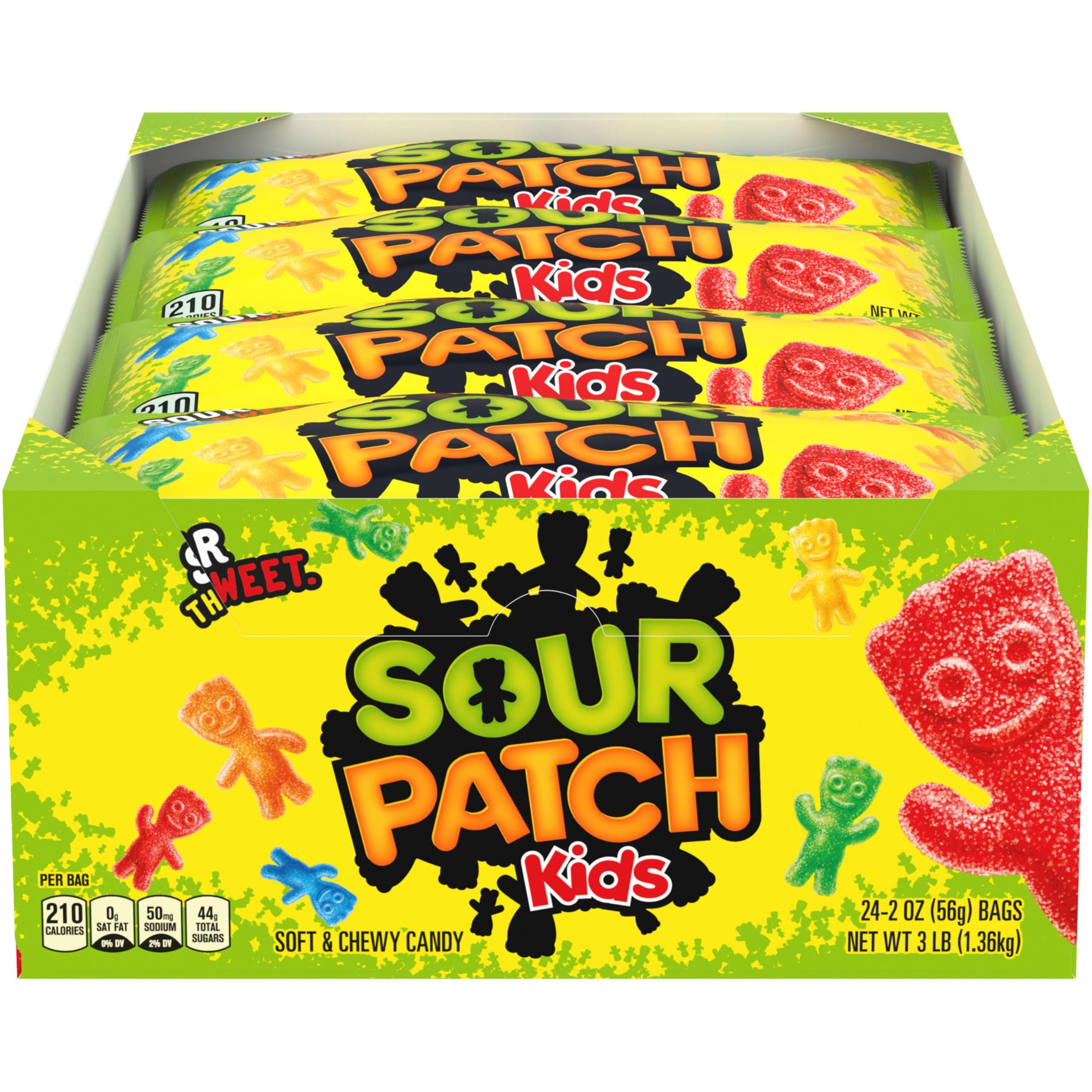 Soft & Chewy Gummy Candy, Bulk Candy, 24 - 2 oz Bags
