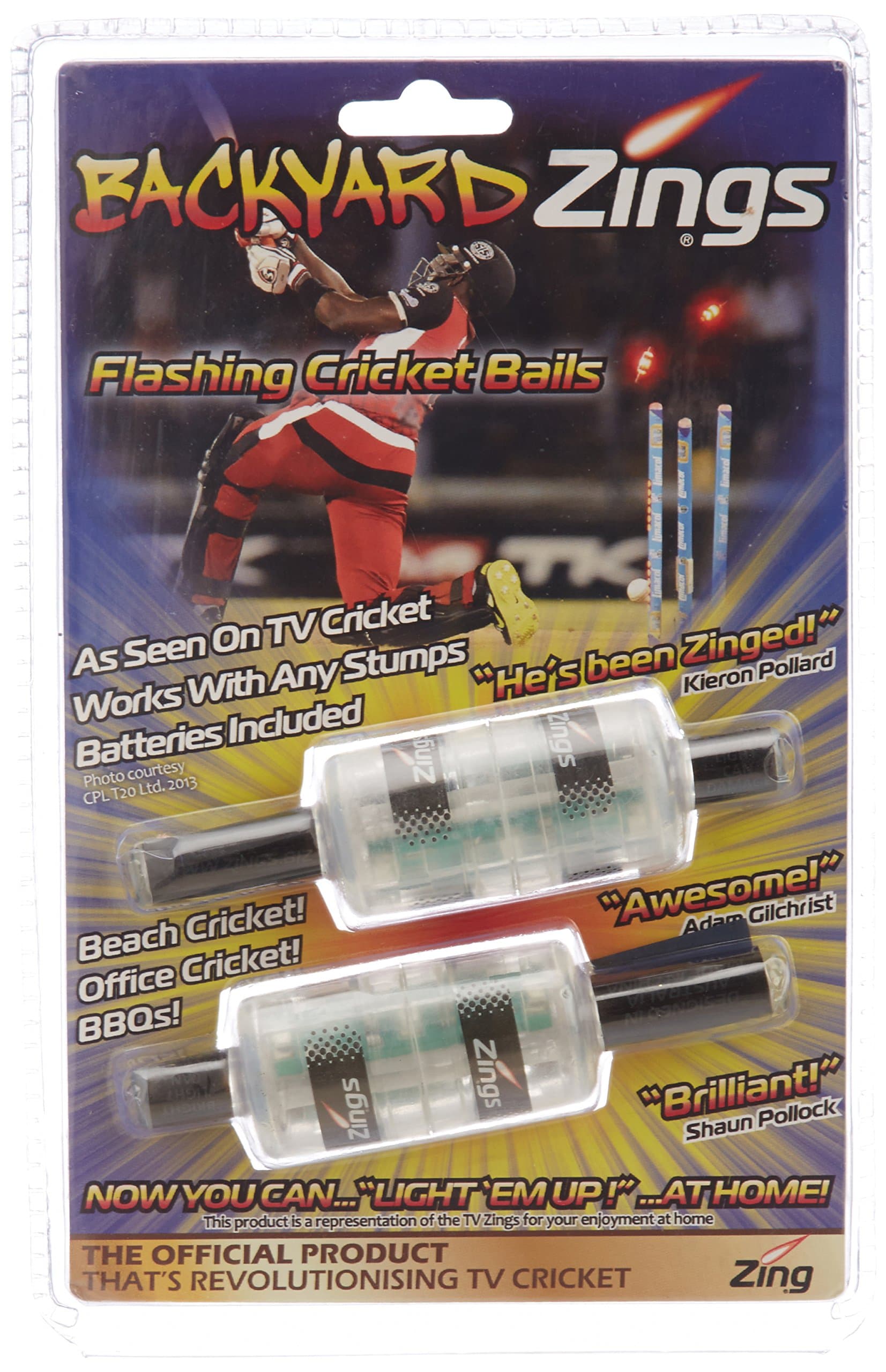 Flashing Backyard Cricket Bails