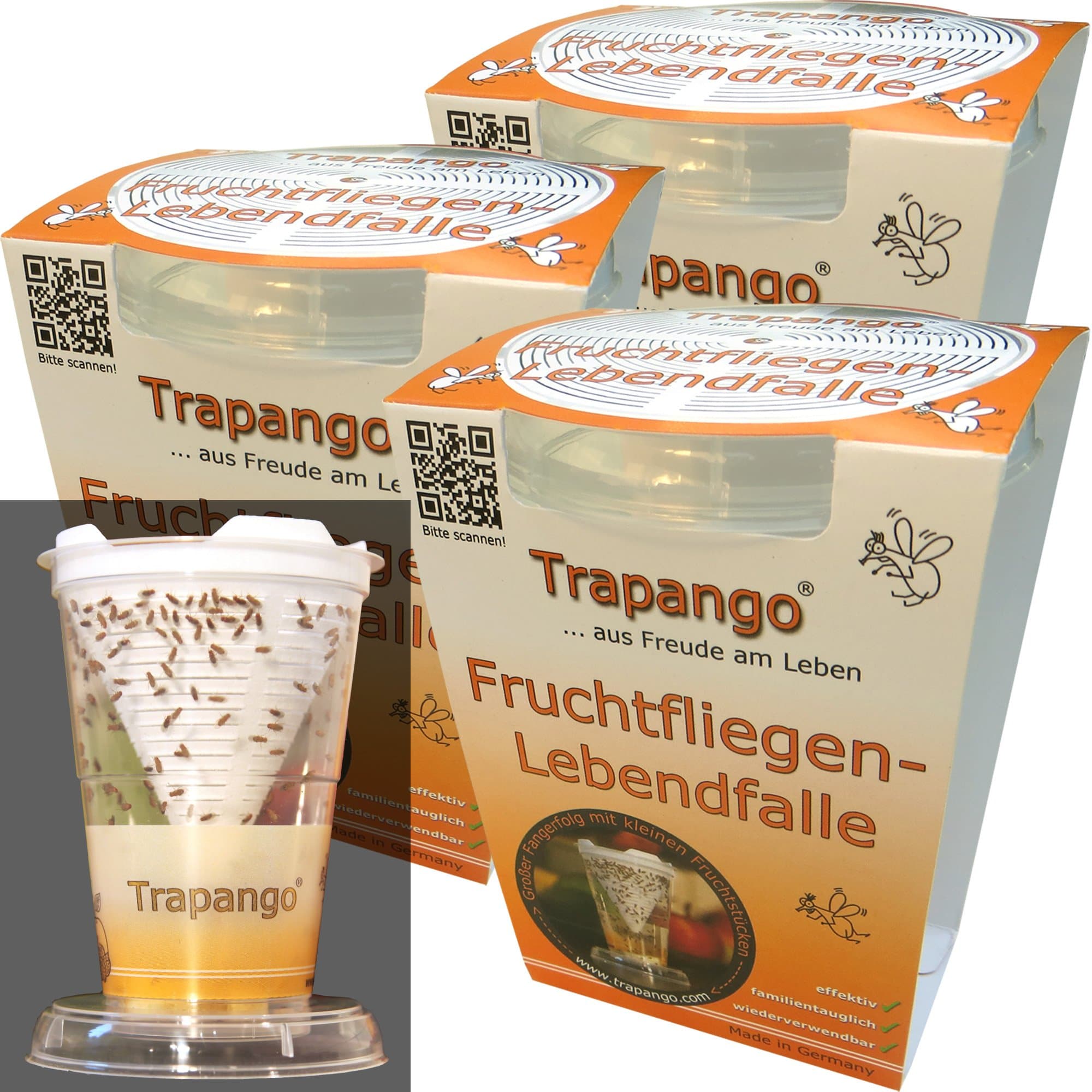 Trapango® Fruit Fly Trap Non-Lethal (Pack of 3)