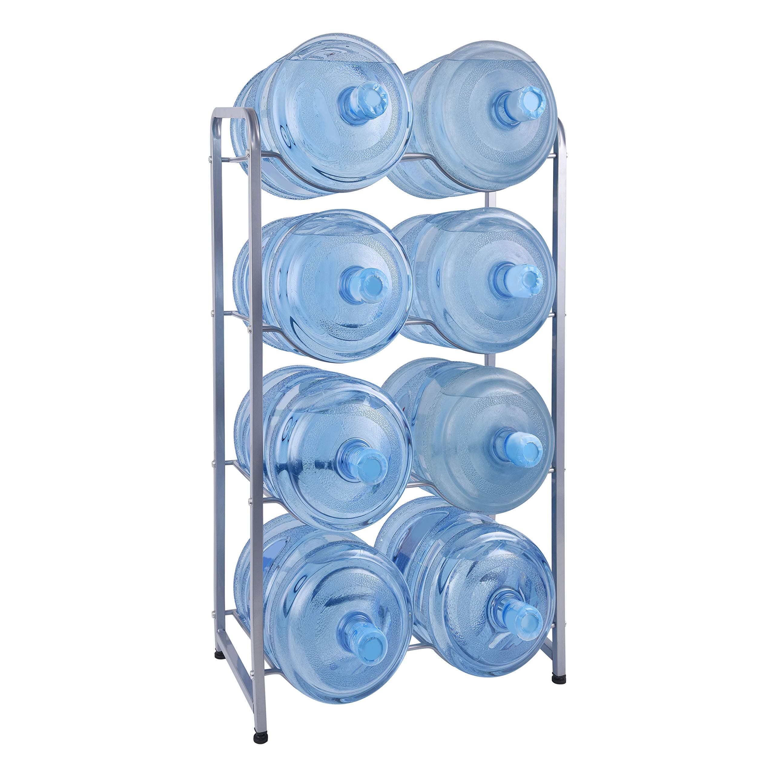 Silver rack for 8 bottles