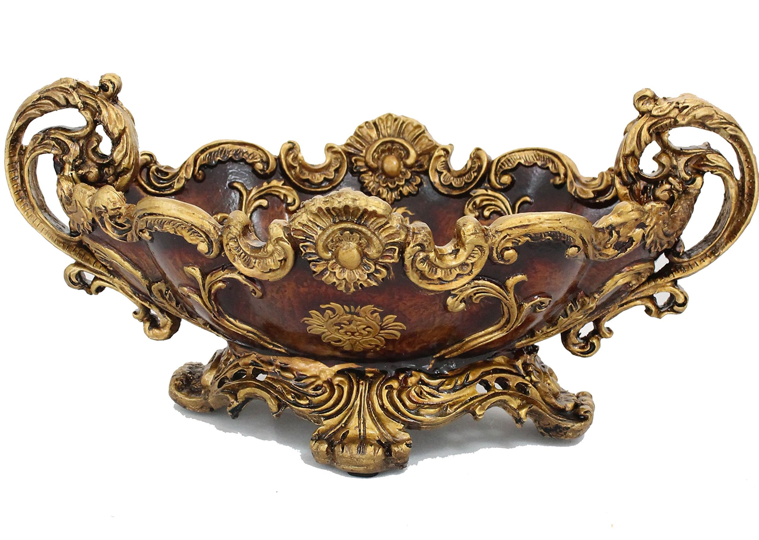 Browning Decorative Polyresin Fruit Bowl