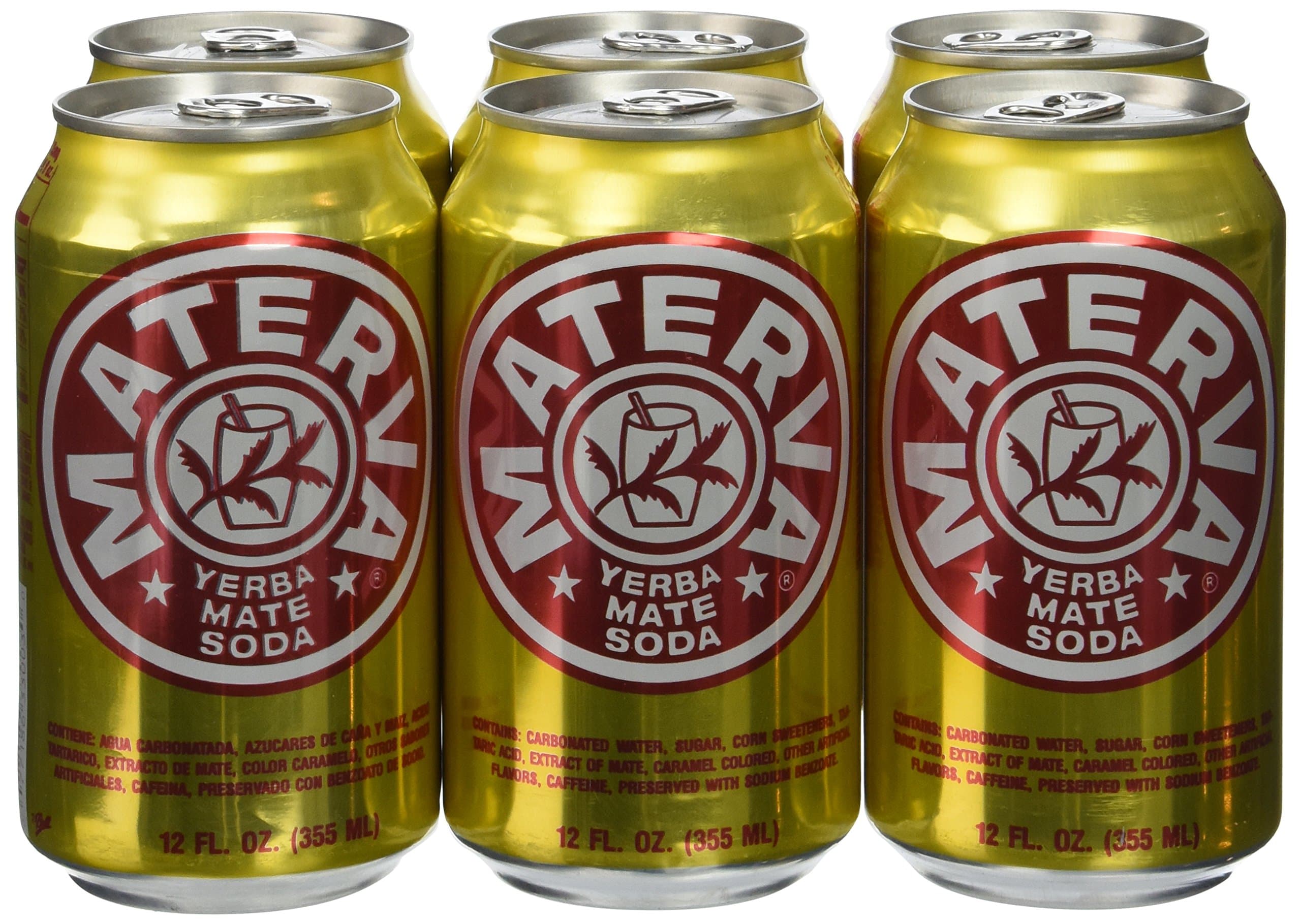 Materva Soda, 6/12 Ounce.