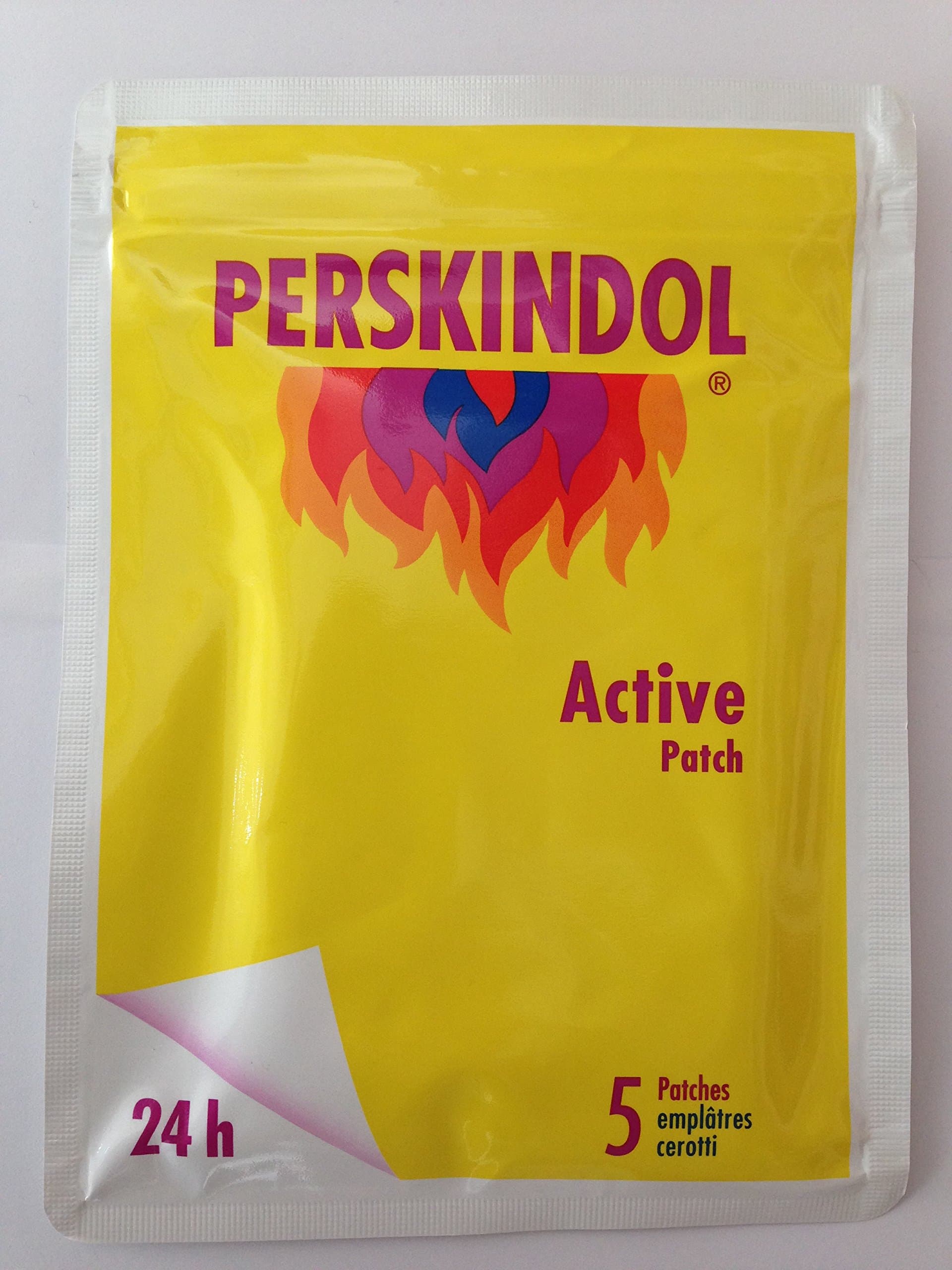 ACTIVE 5 PATCHES.FOR STRAINS,PULLED OR TORN MUSCLES,SPRAINS & BRUISES, NECK PAIN. WE SHIP WORLDWIDE by Perskindol