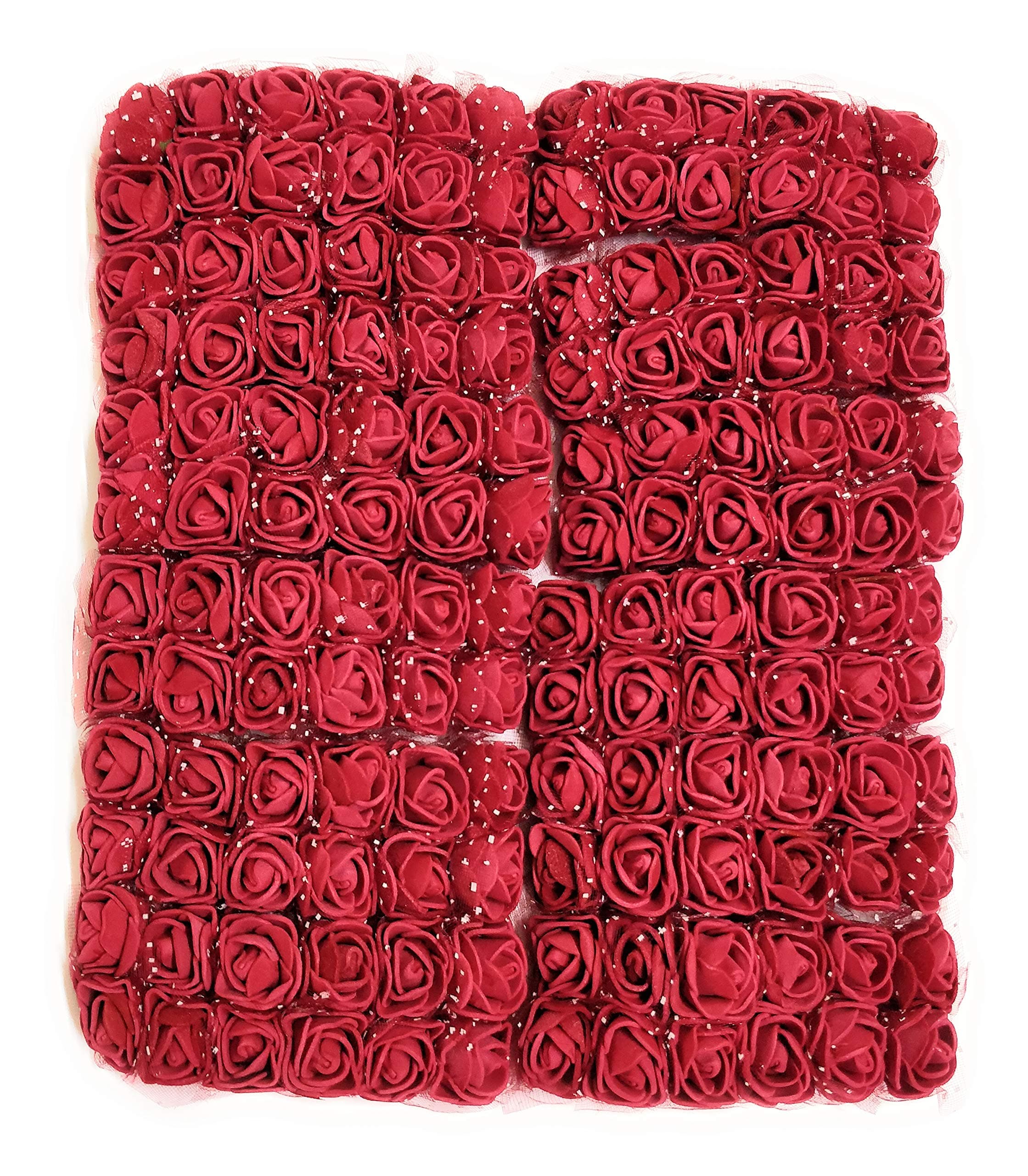Excellentinteriors Artificial Flower (Red, Maroon)