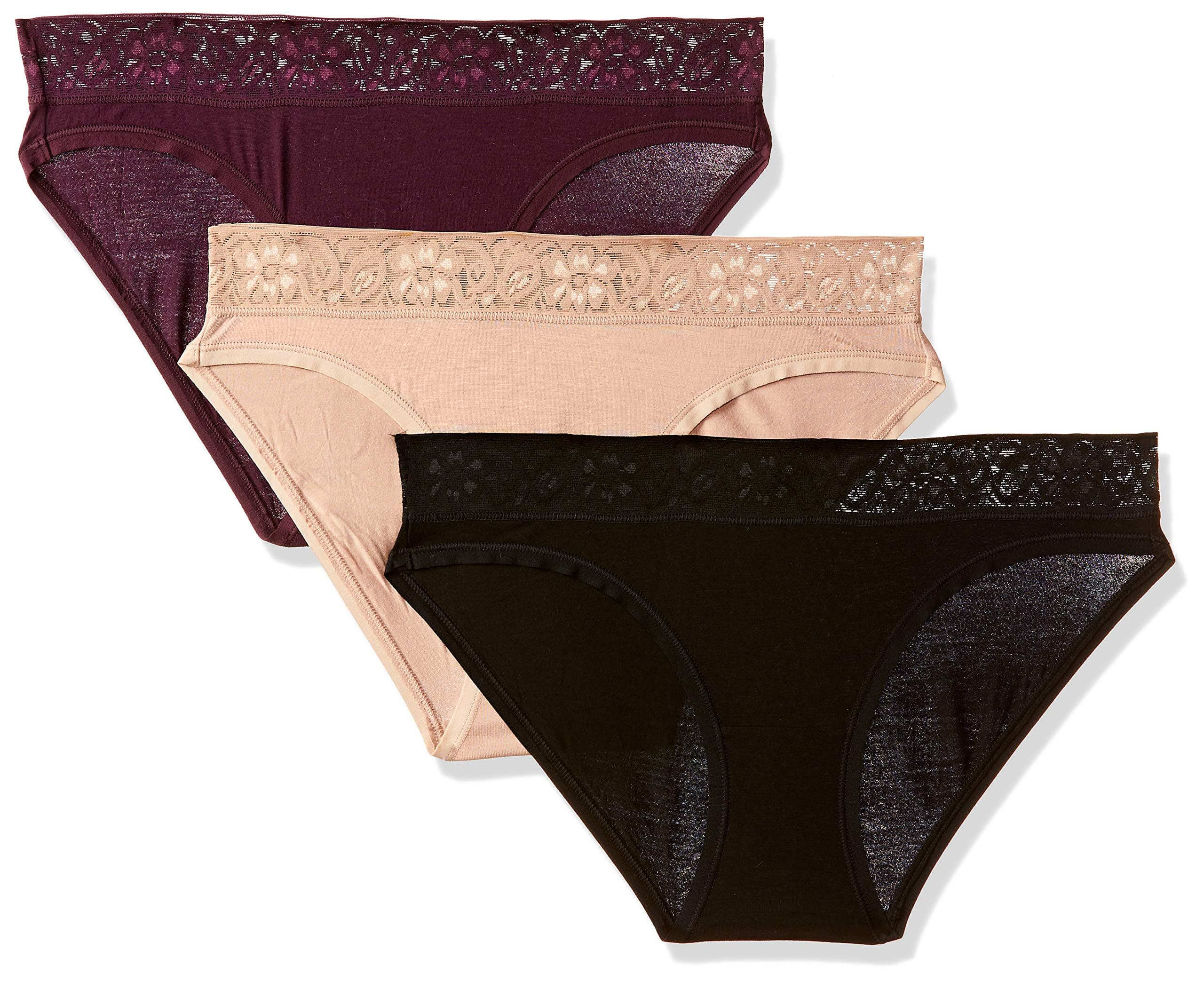 Women's Polyester Bikini Panty (Pack of3)