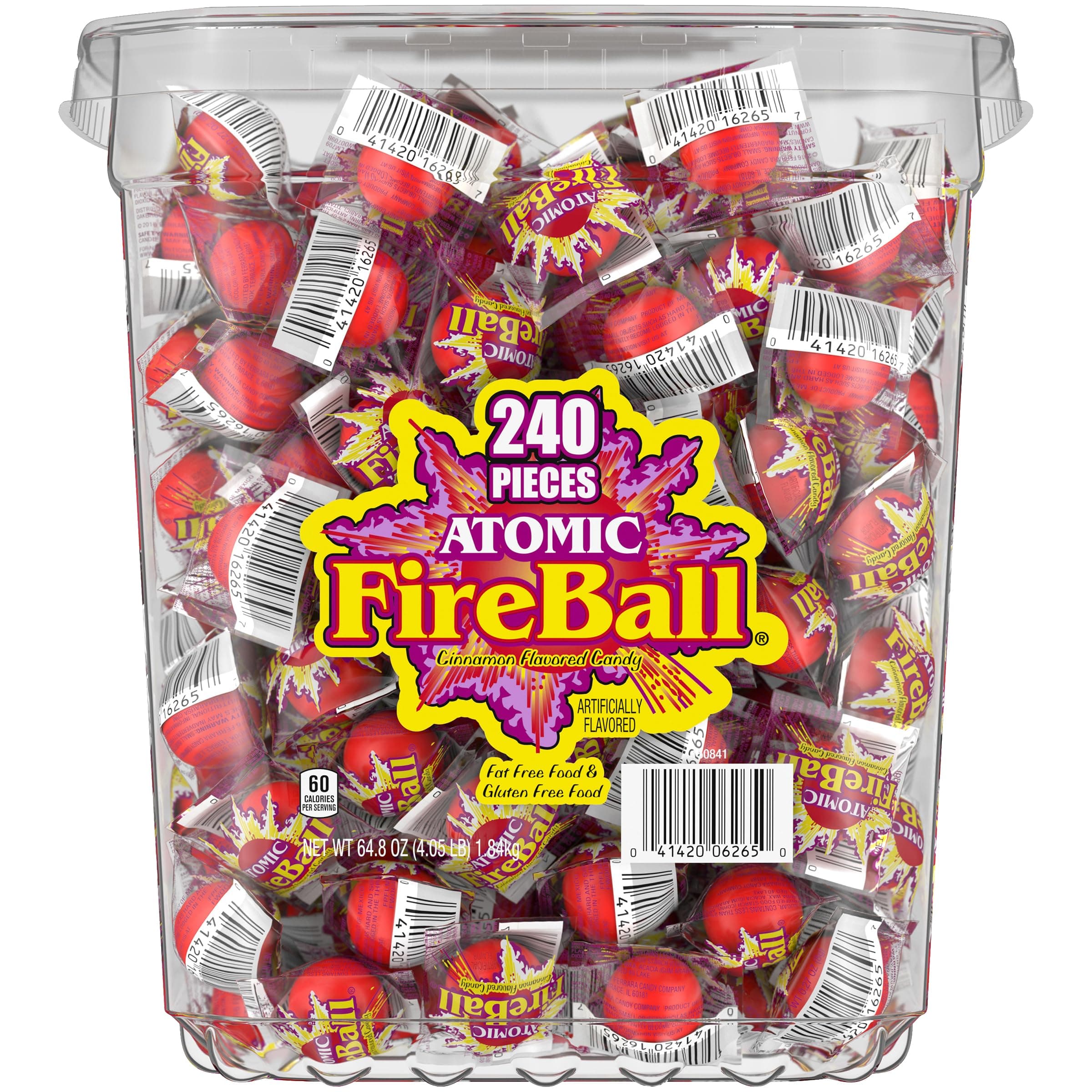 Atomic Fireballs Jar - 240 ct