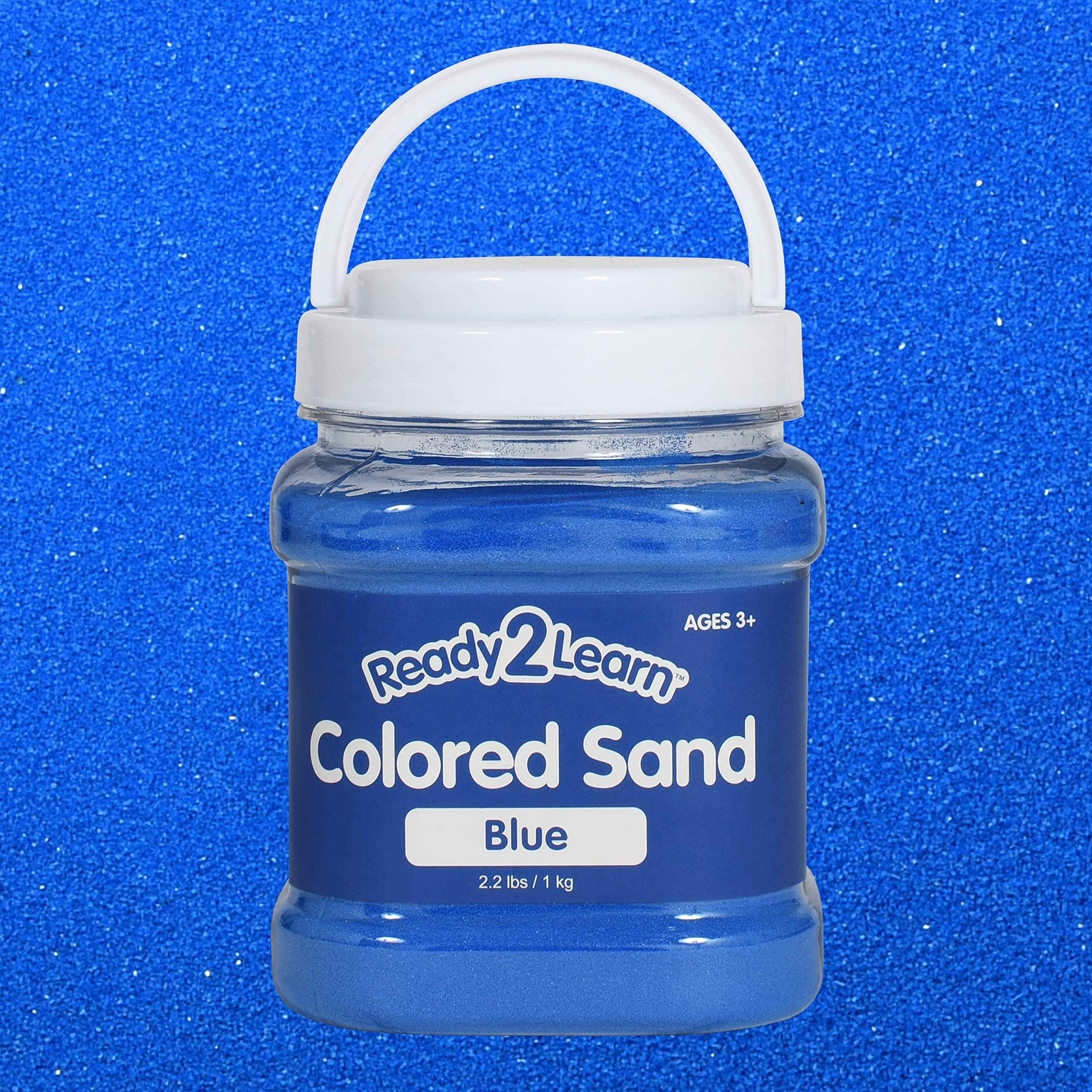 READY 2 LEARN Colored Sand | Blue | 2.2 lbs | Play Sand for Kids | Perfect for Arts & Crafts & Sensory Containers