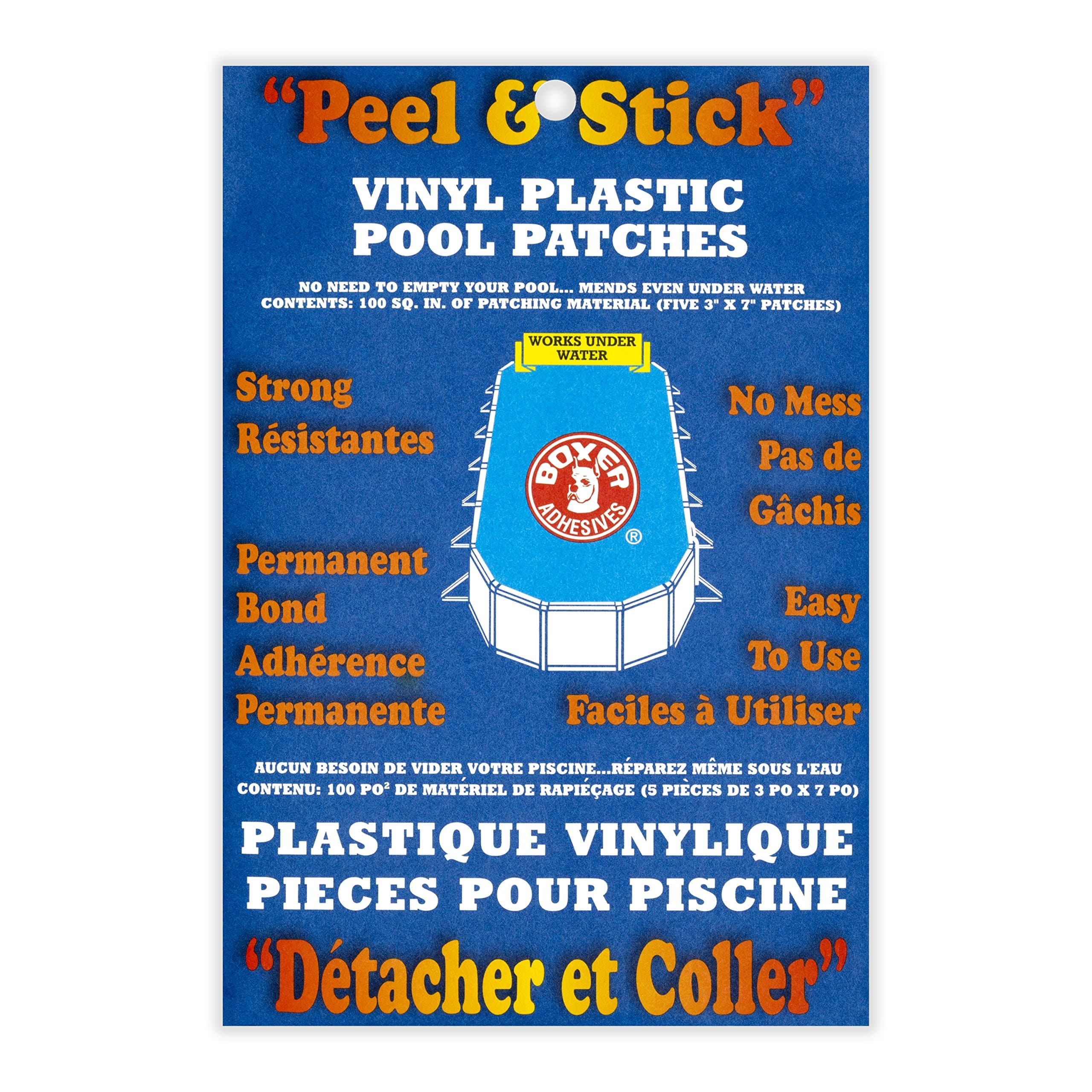 Peel and Stick Vinyl Plastic Pool Patch