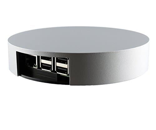 Orbital Case - the round case for your Raspberry Pi 2 - Silver - (Suitable for 3B, 2B, B, B+, A, A+)