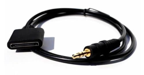 Xtenzi Audio Input Adapter for iPod and iPhone Docks, 3.5mm Male to 30-Pin Audio Adapter for Most 30-Pin DocksFemale