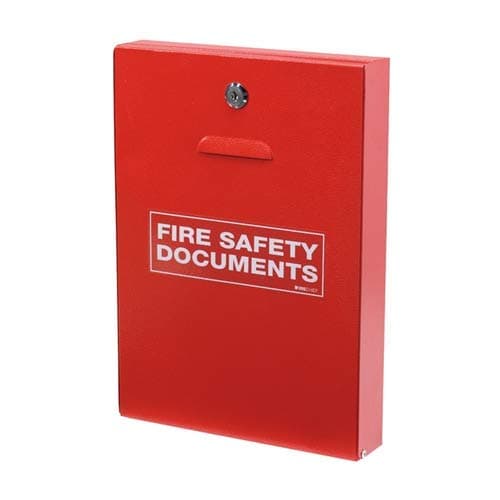 Slimline Fire Document Holder with Key Lock